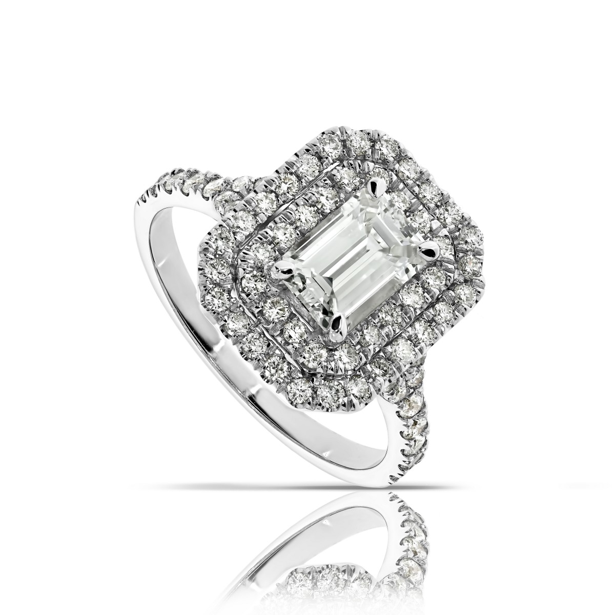 1.60 Carat Diamond Halo Ring Purest Love