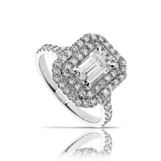 1.60 Carat Diamond Halo Ring Purest Love