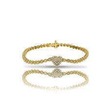 1 Carat Diamond Tennis Bracelet Heart Pumping