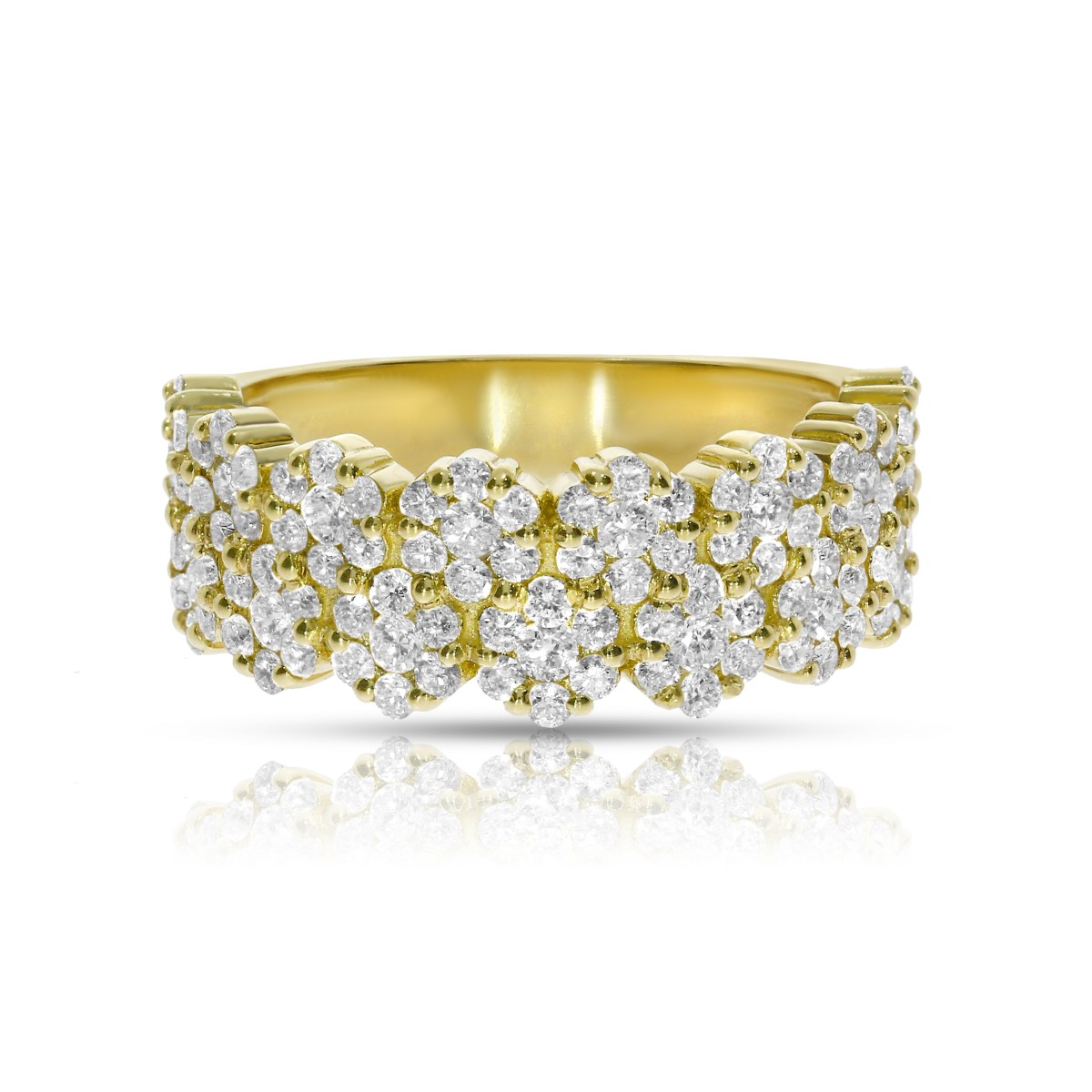1.30 Carat Diamond Designer Ring Bouquet for Beloved