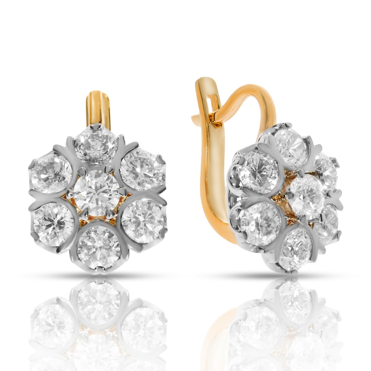 4 Carat Diamond Huggie Earrings Masterpiece