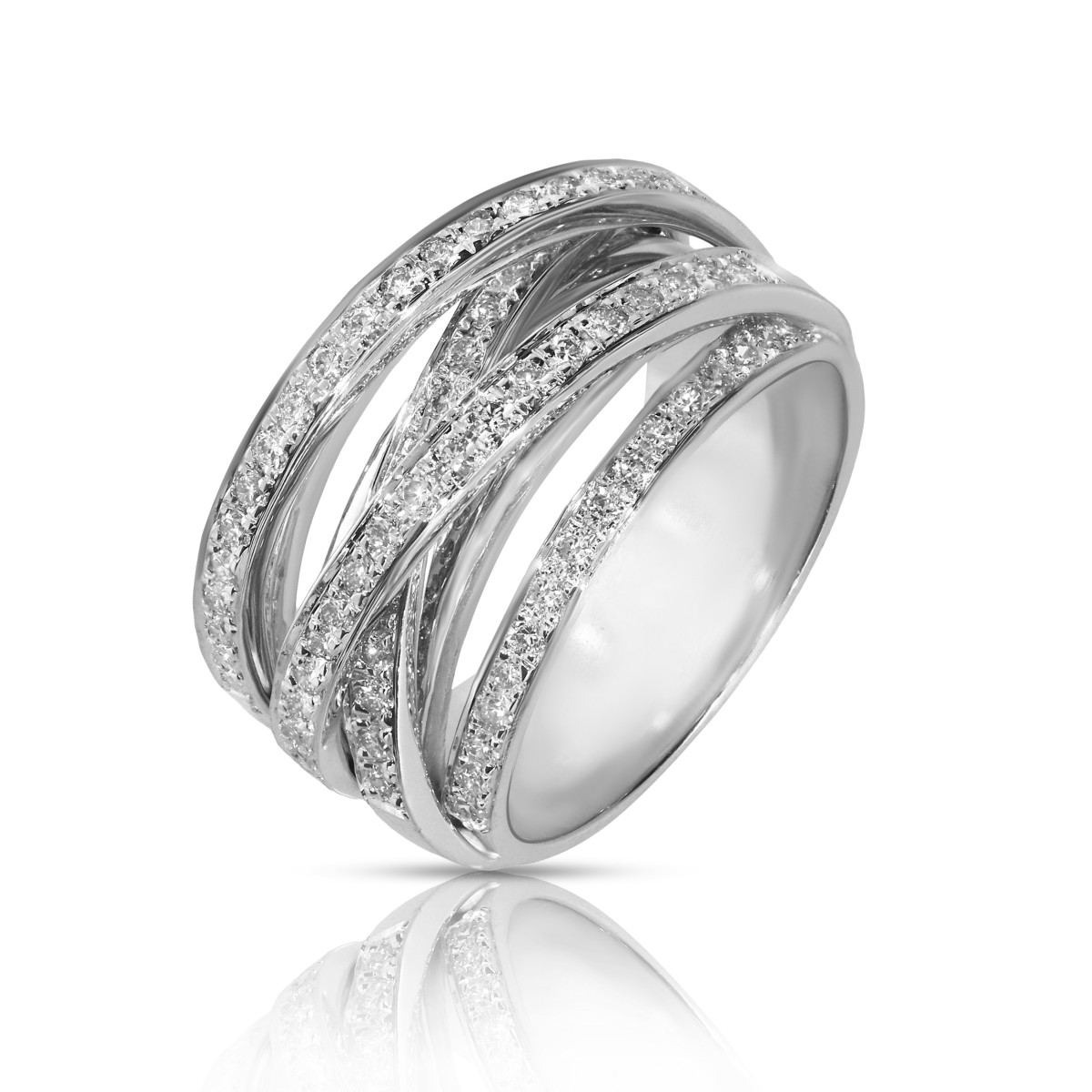 0.80 Carat Diamond Eternity Ring Dynamic Dance