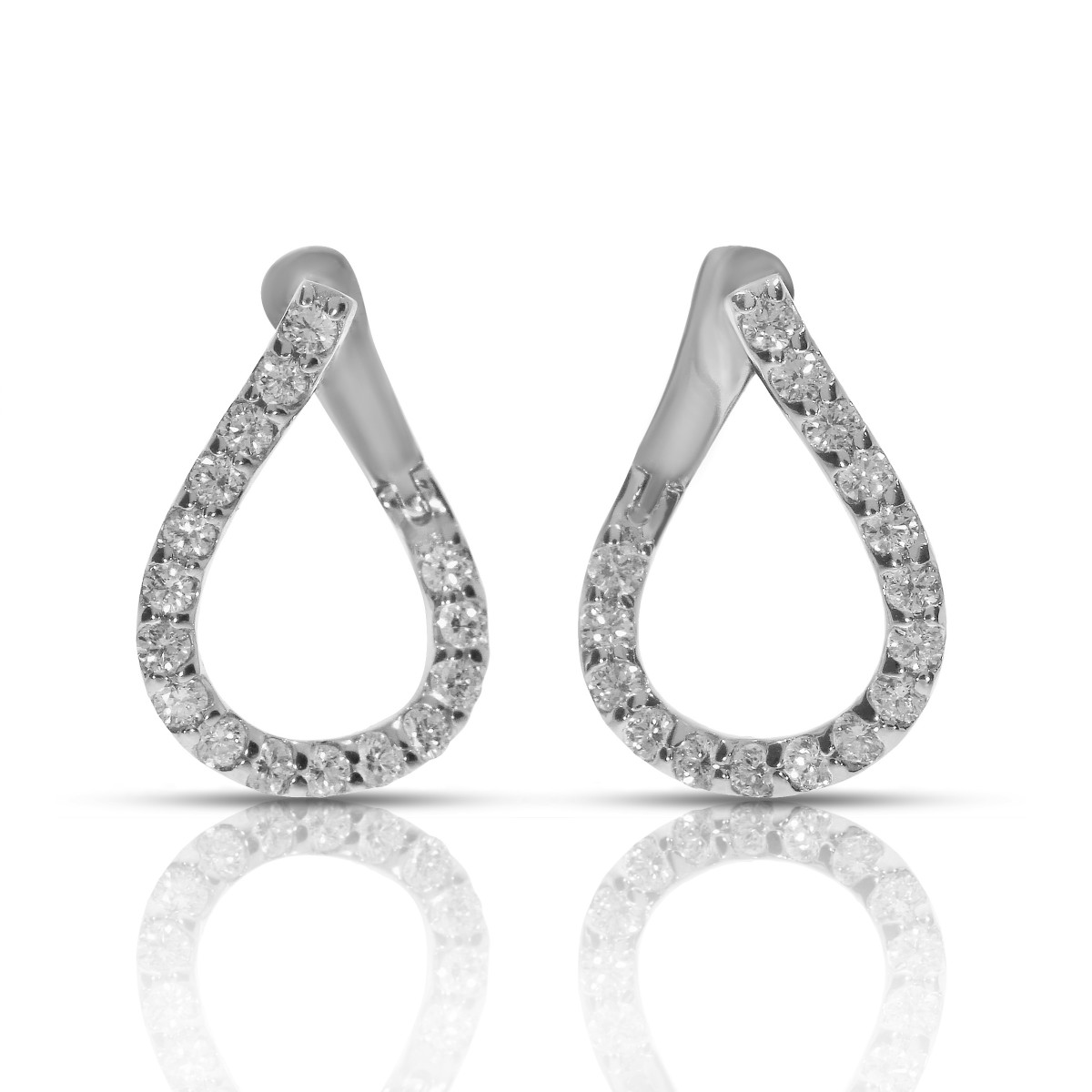 1.40 Carat Diamond Drop Earrings Diana