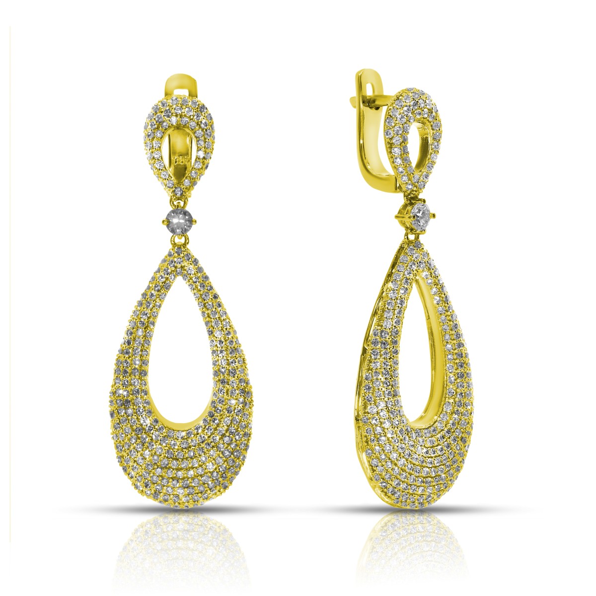 1 Carat Diamond Drop Earrings Endless Luxury