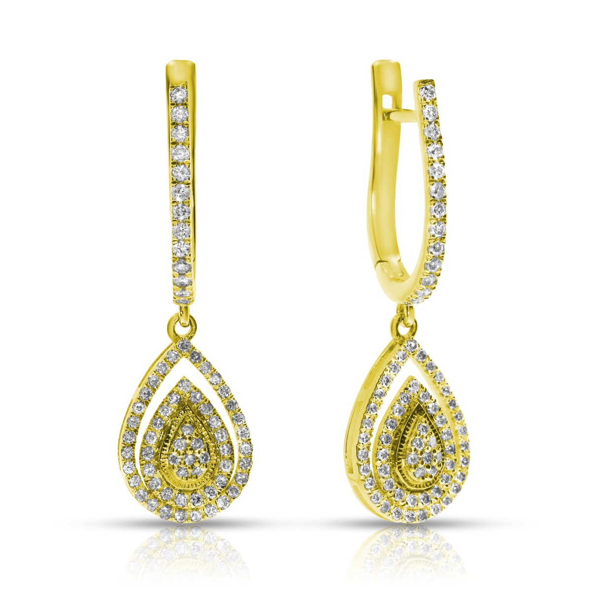 0.50 Carat Diamond Drop Earrings Beatrice
