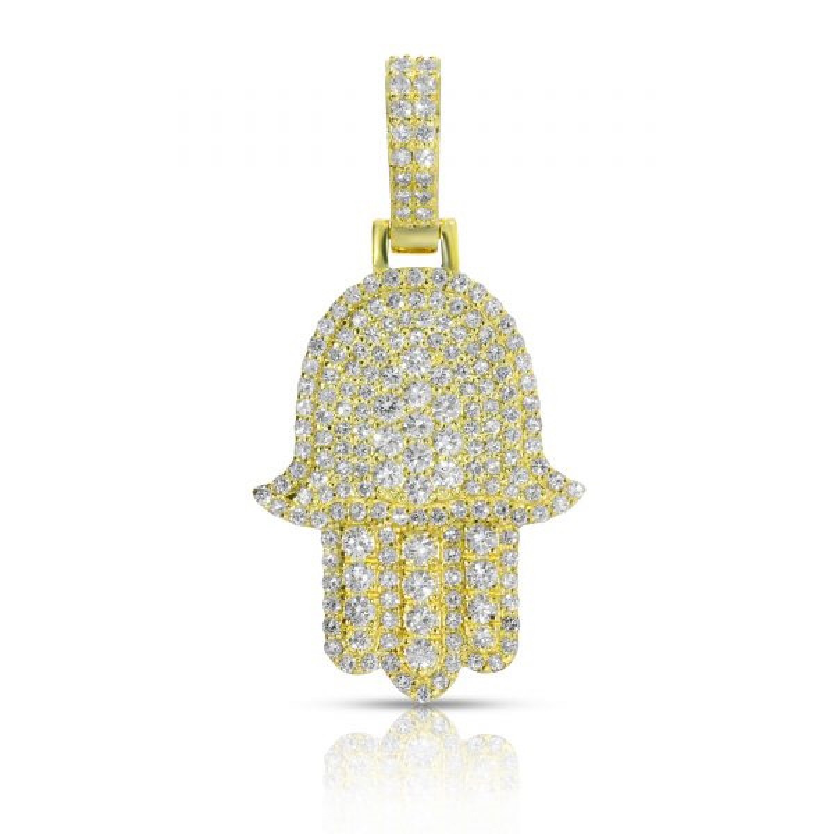 1.70 Carat Diamond Hamsa Pendant Hand of Fatima