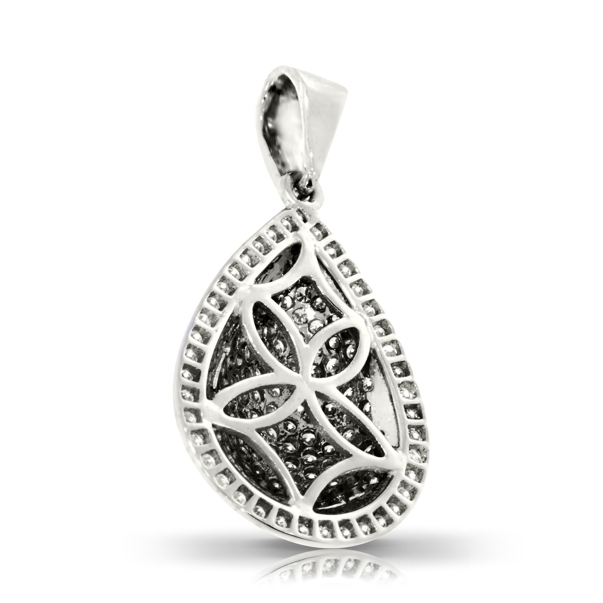 1 Carat Diamond Pear Pendant Sparkle Show