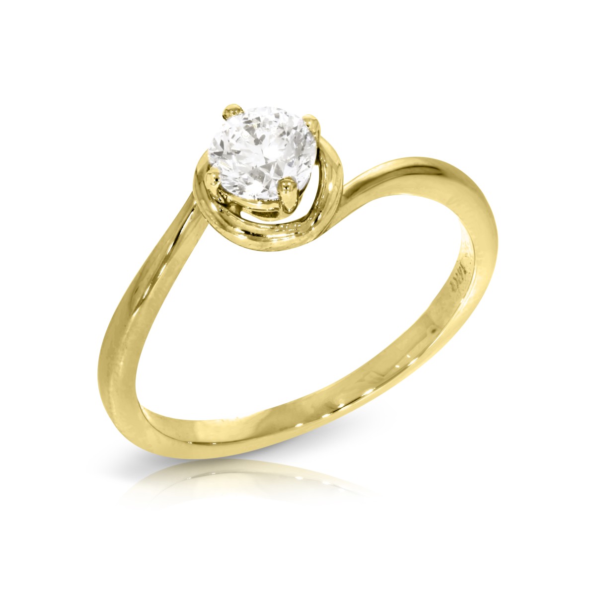0.50 Carat Diamond Solitaire Ring Naomi