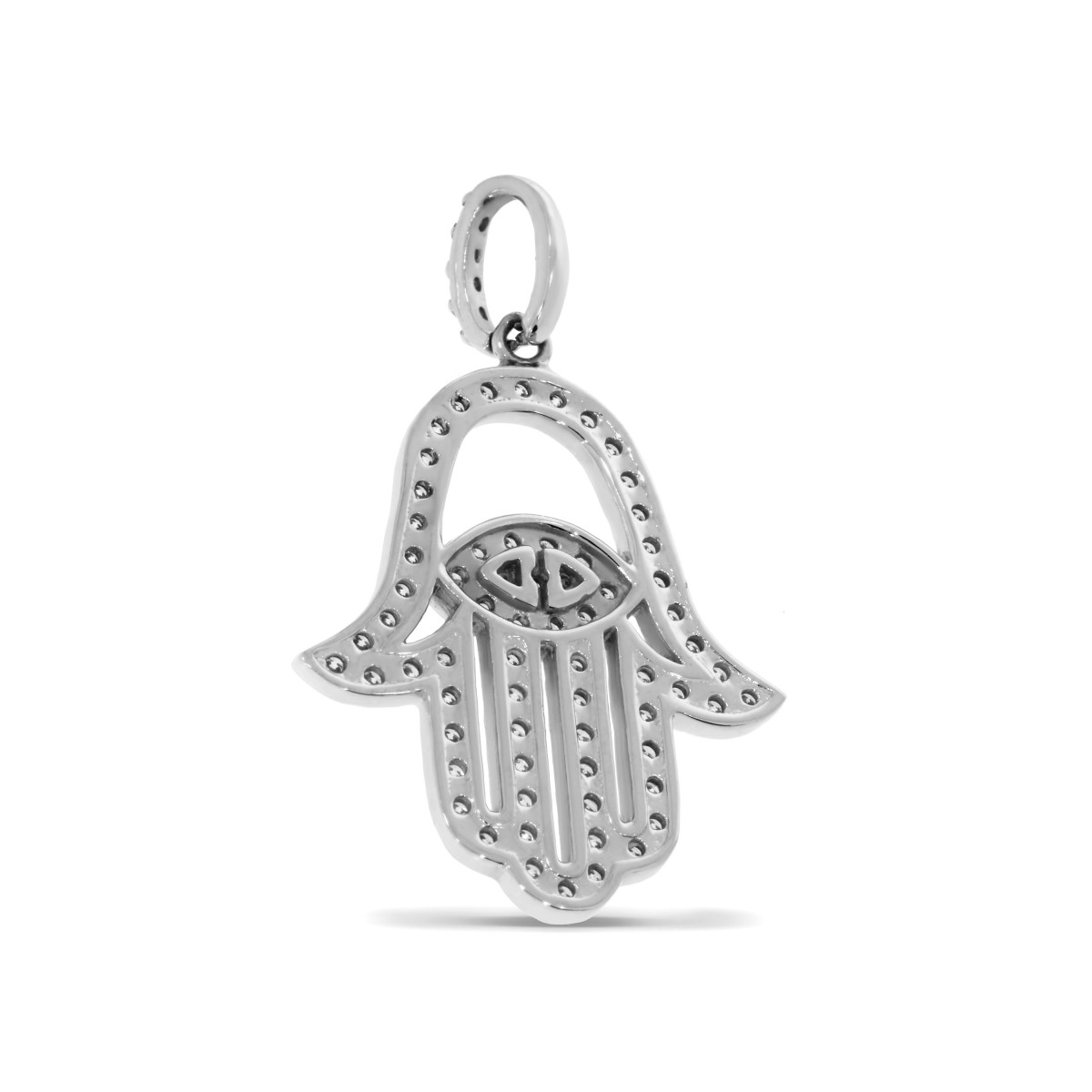0.75 Carat Diamond Pendant Hamsa