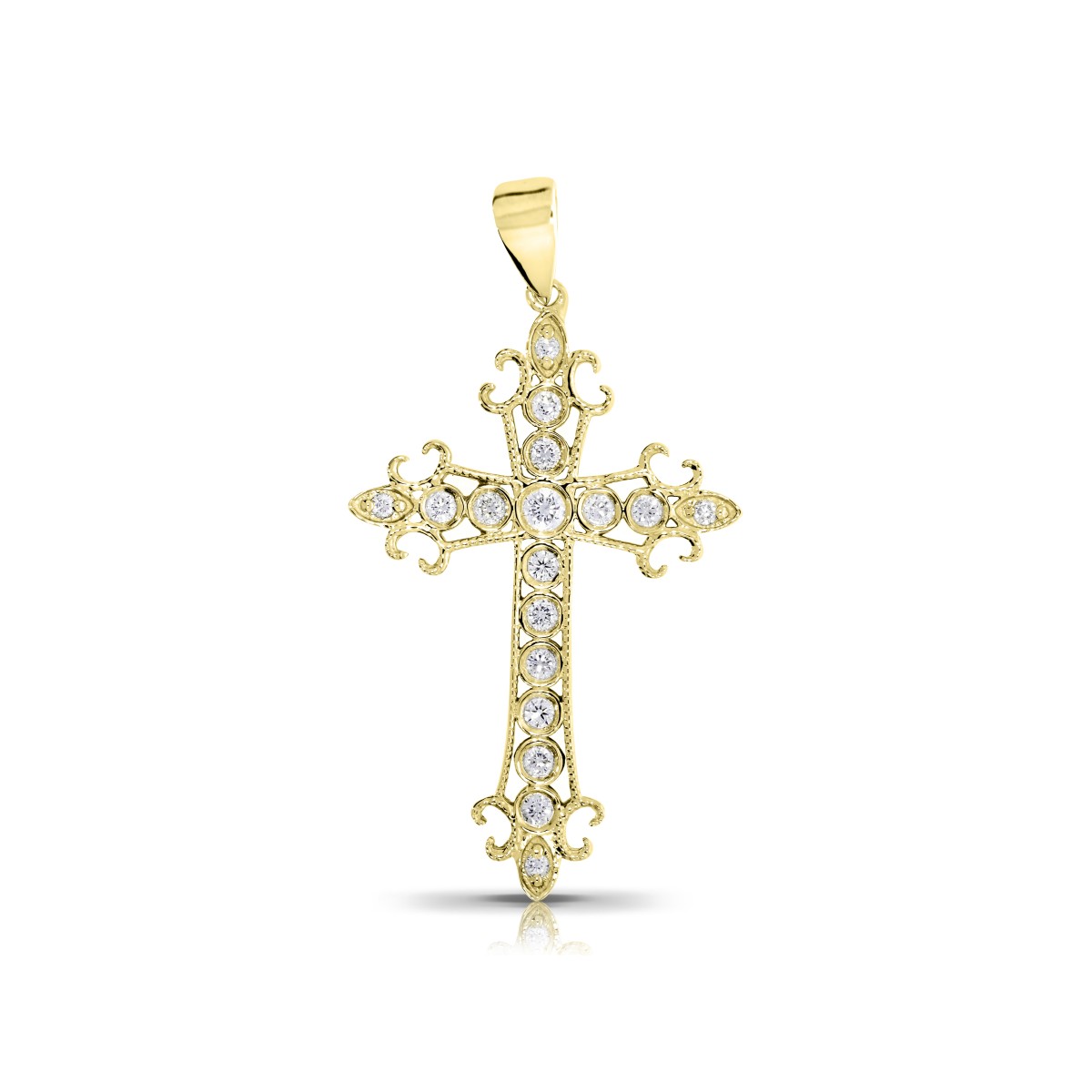 0.37 Carat Diamond Cross Pendant Kapelle