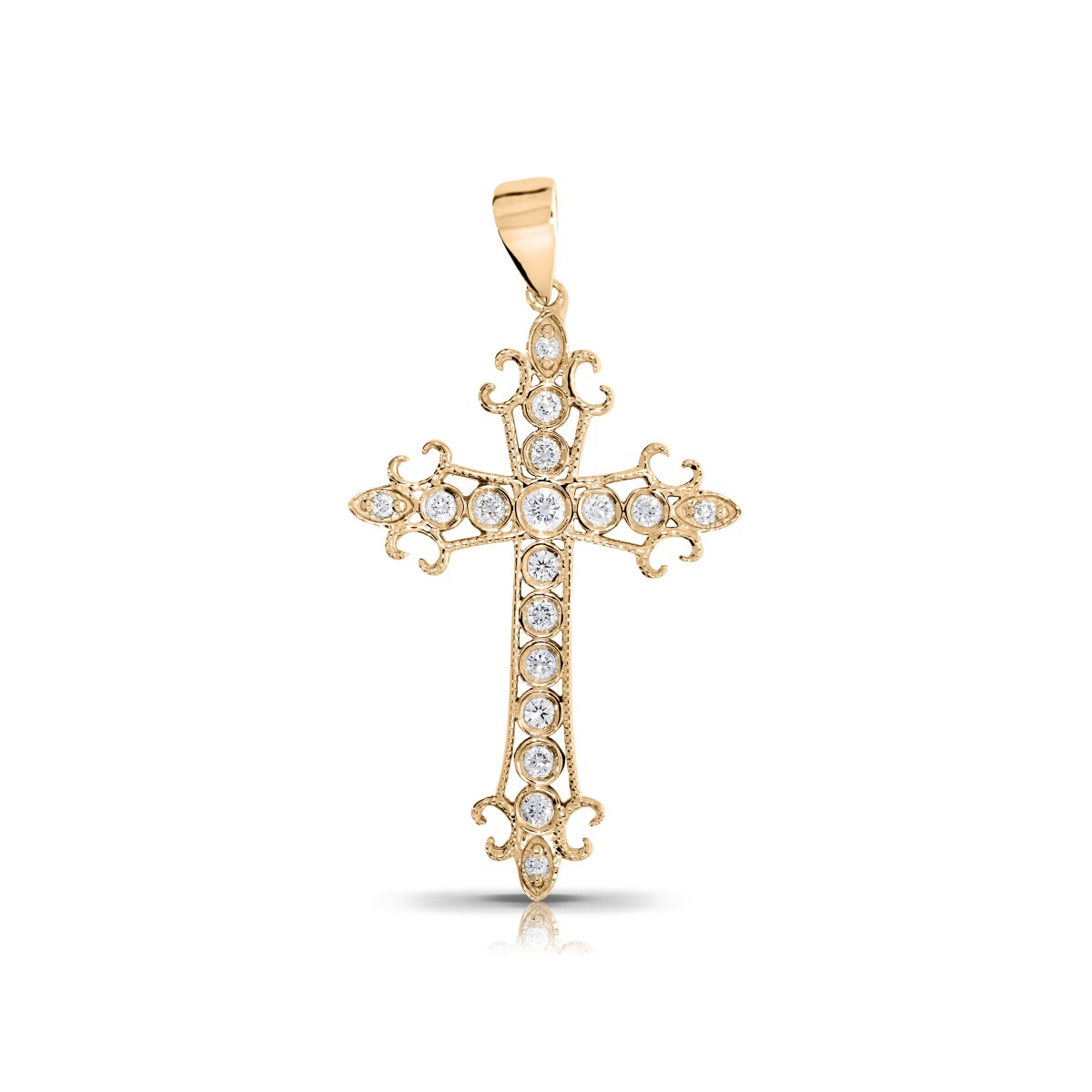 0.37 Carat Diamond Cross Pendant Kapelle