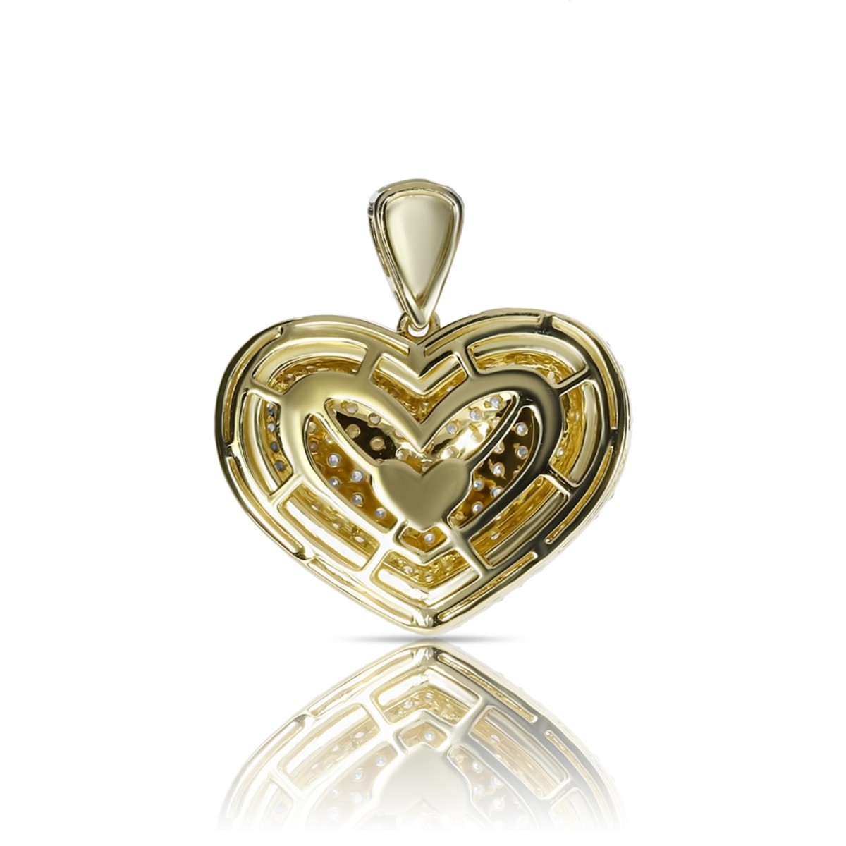 2.82 Carat Diamond Pendant Shape of my Heart