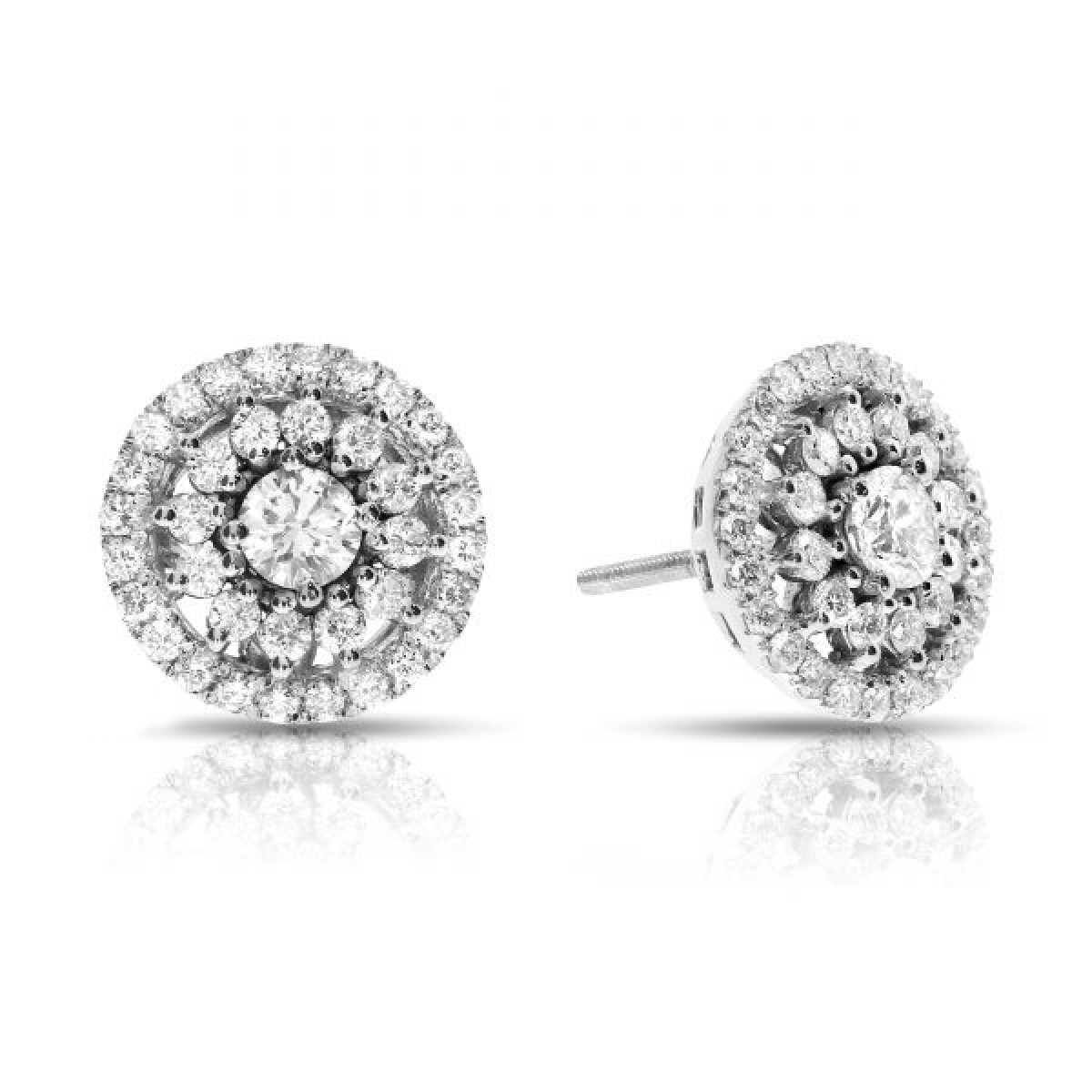 1.20 Carat Diamond Stud Earrings Dizziness