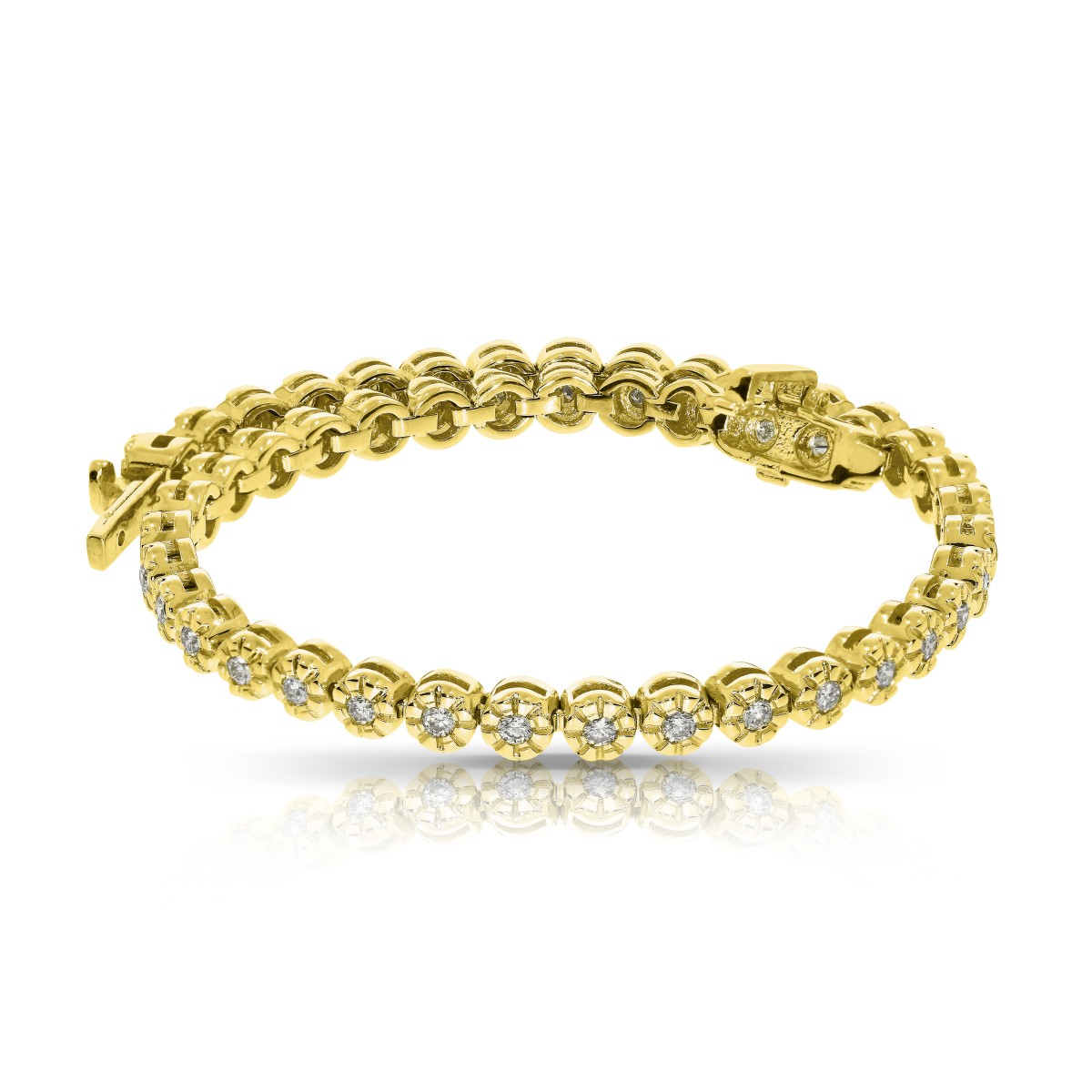 1 Carat Diamond Tennis Bracelet Angelic Kiss