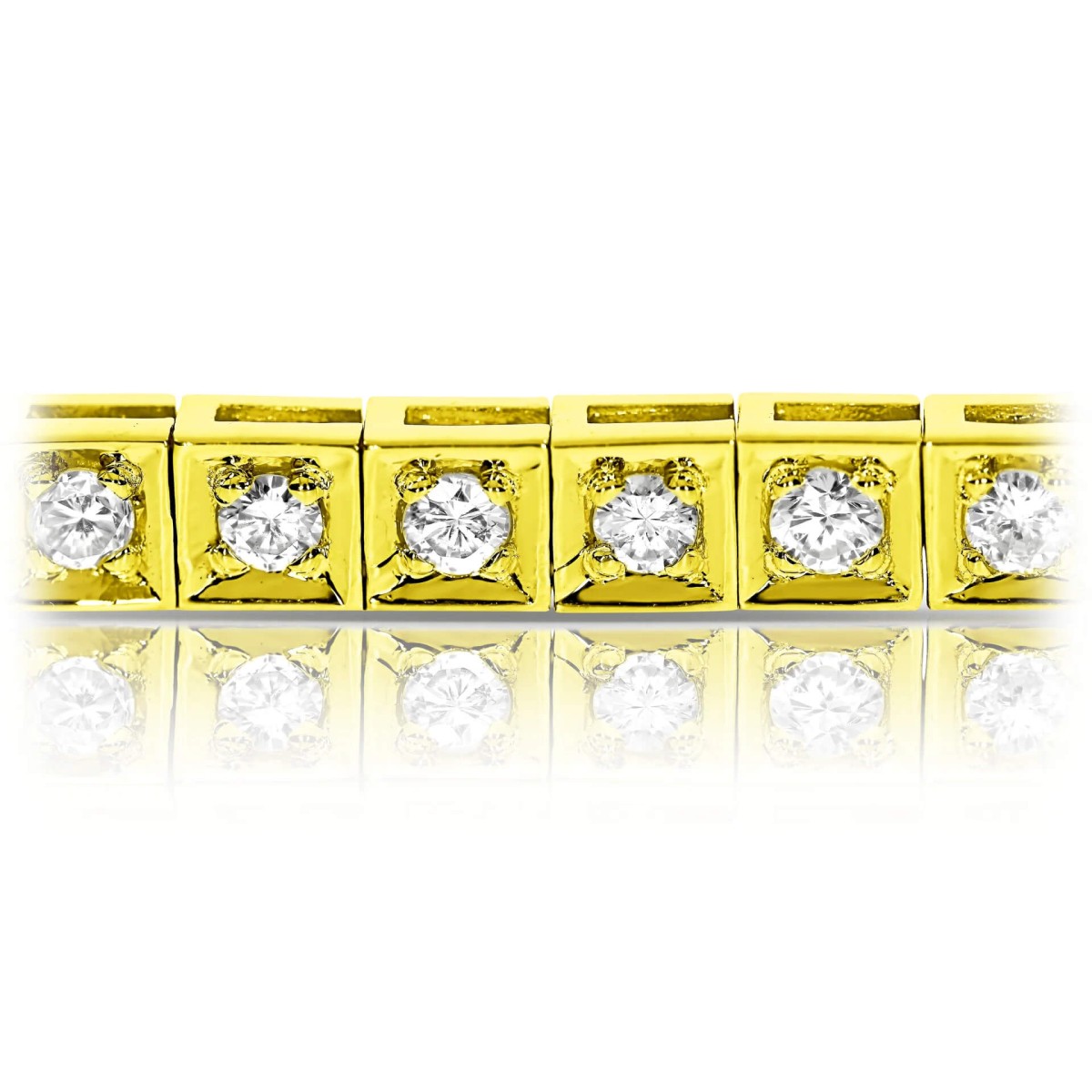 1.45 Carat Diamond Tennis Bracelet Exquisite Square