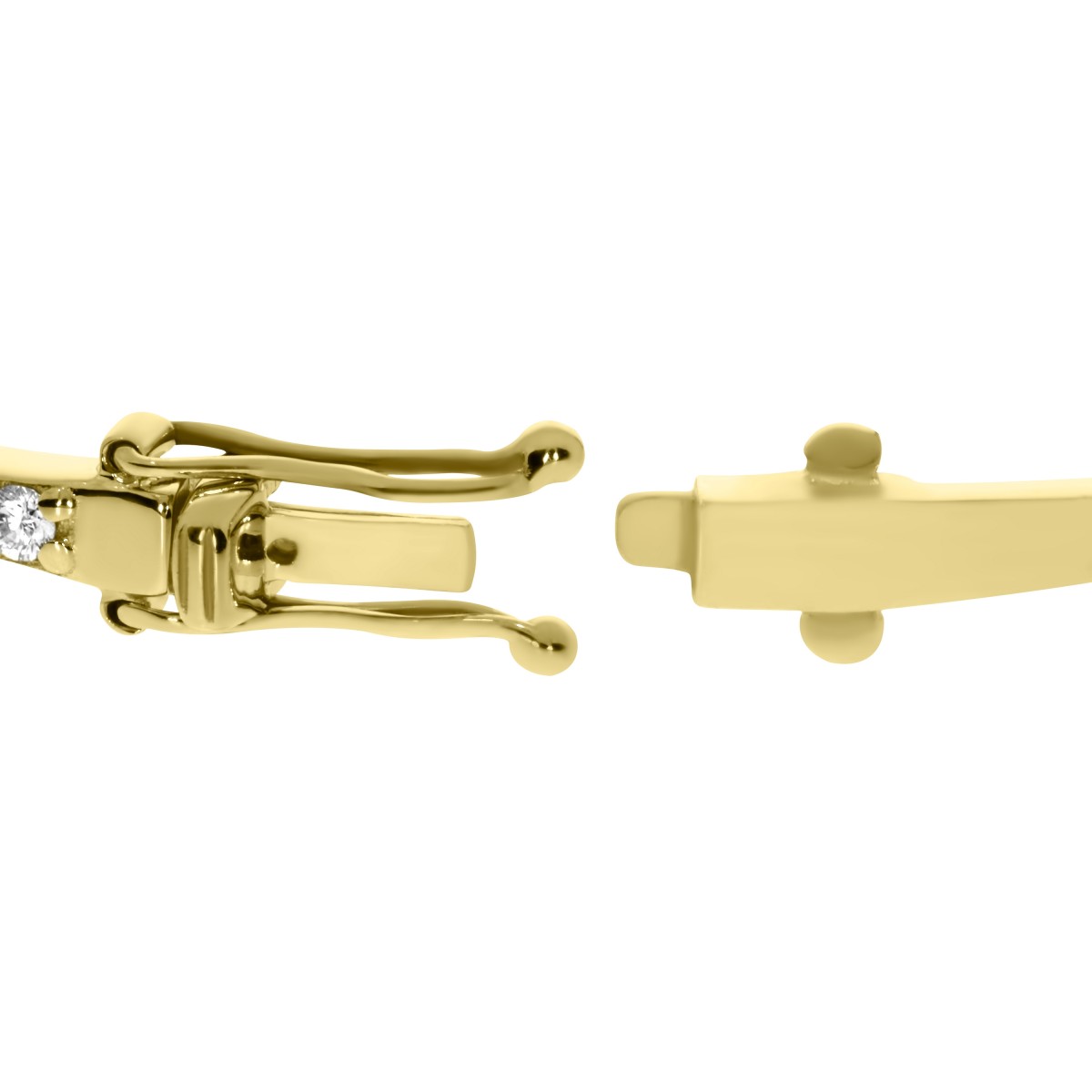 1 Carat Diamond Bangle Bracelet Light Breeze