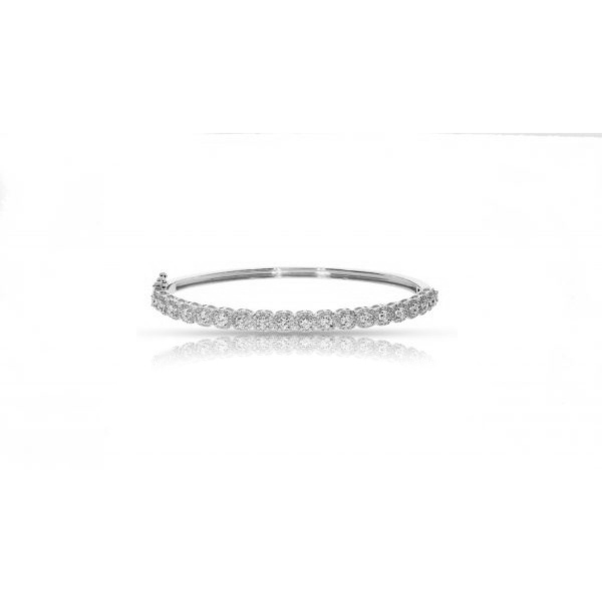 1.85 Carat Diamond Bangle Bracelet Gems and The City