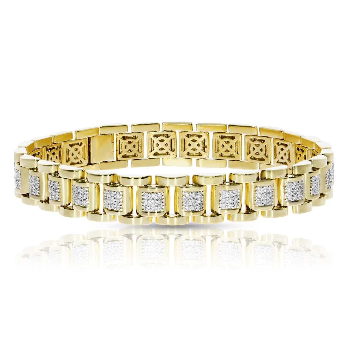 1.40 Carat Diamond Men's Tennis Bracelet Walk This Way