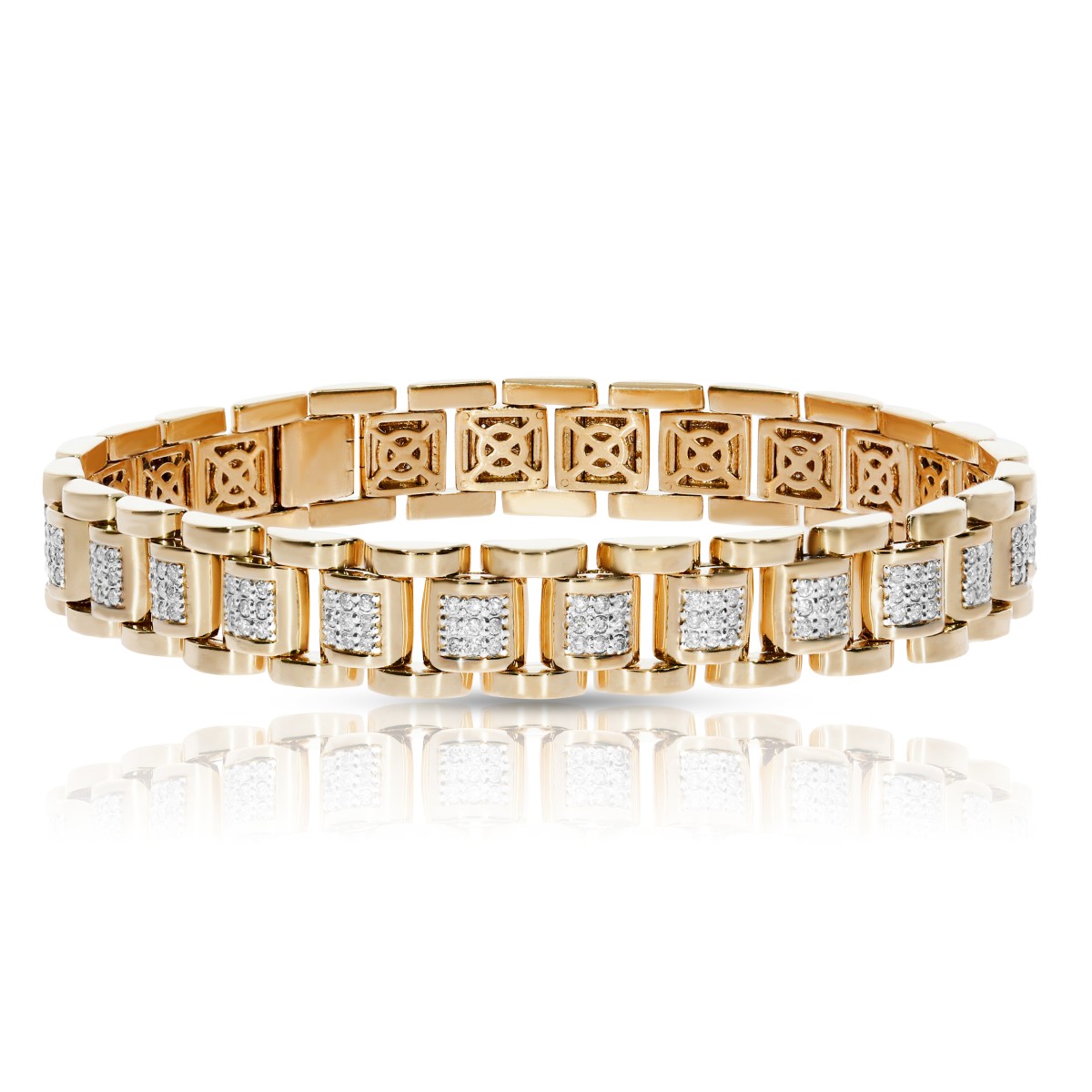 1.40 Carat Diamond Men's Tennis Bracelet Walk This Way