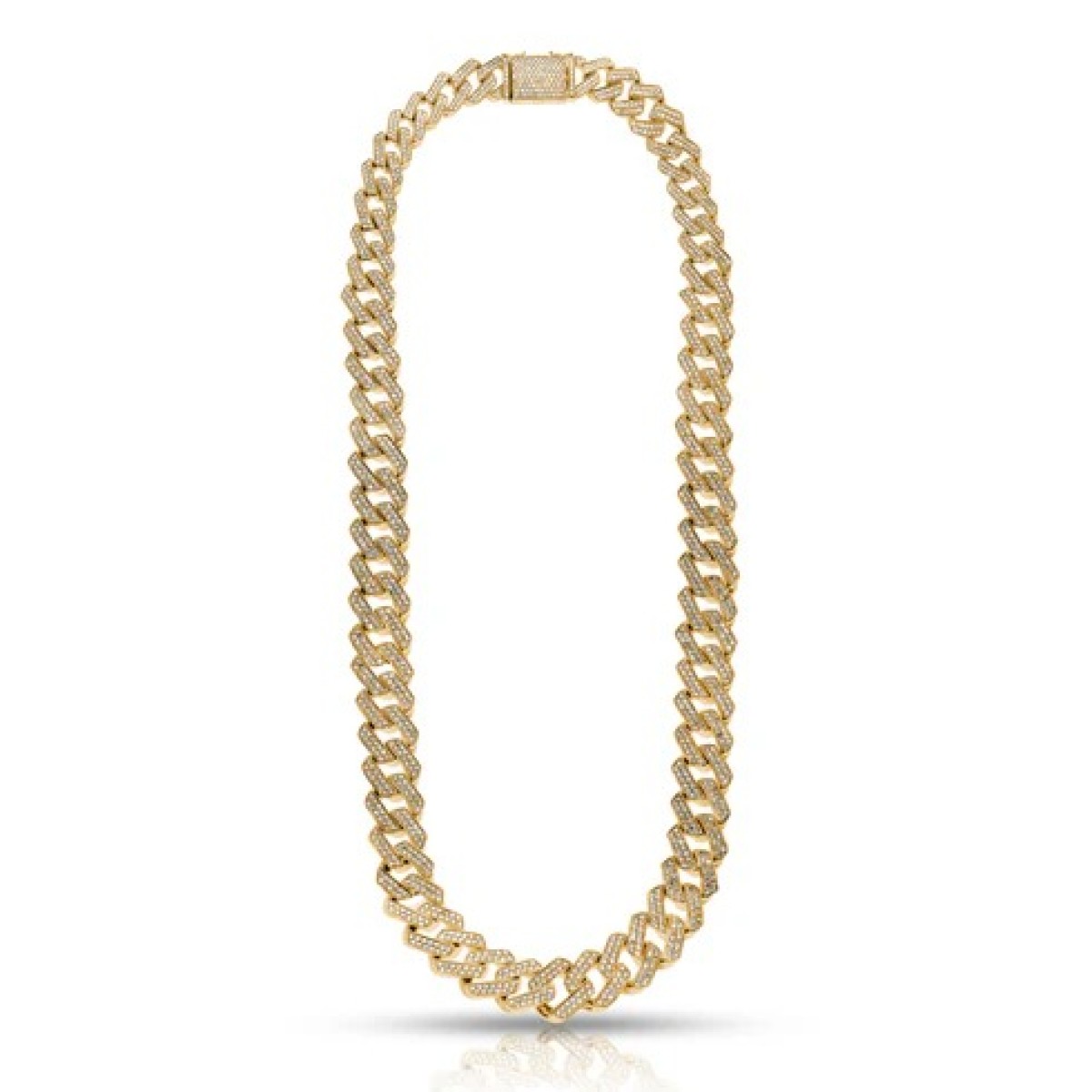 23 Carat Mens Cuban Chain Hephaestus