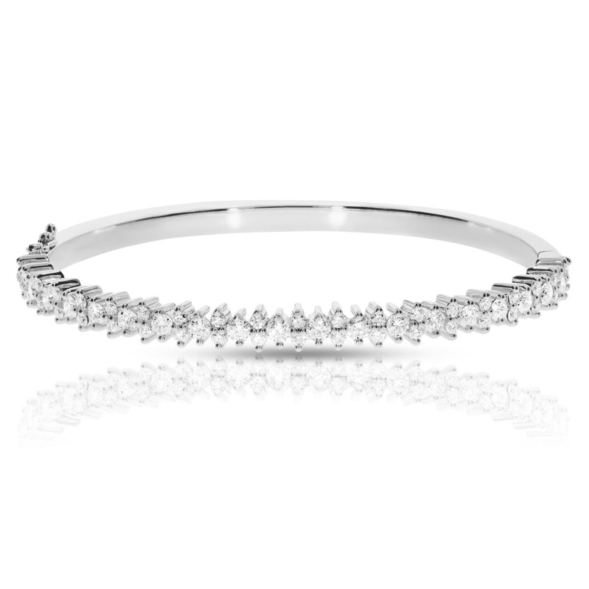 3 Carat Diamond Bangle Bracelet Glamorous
