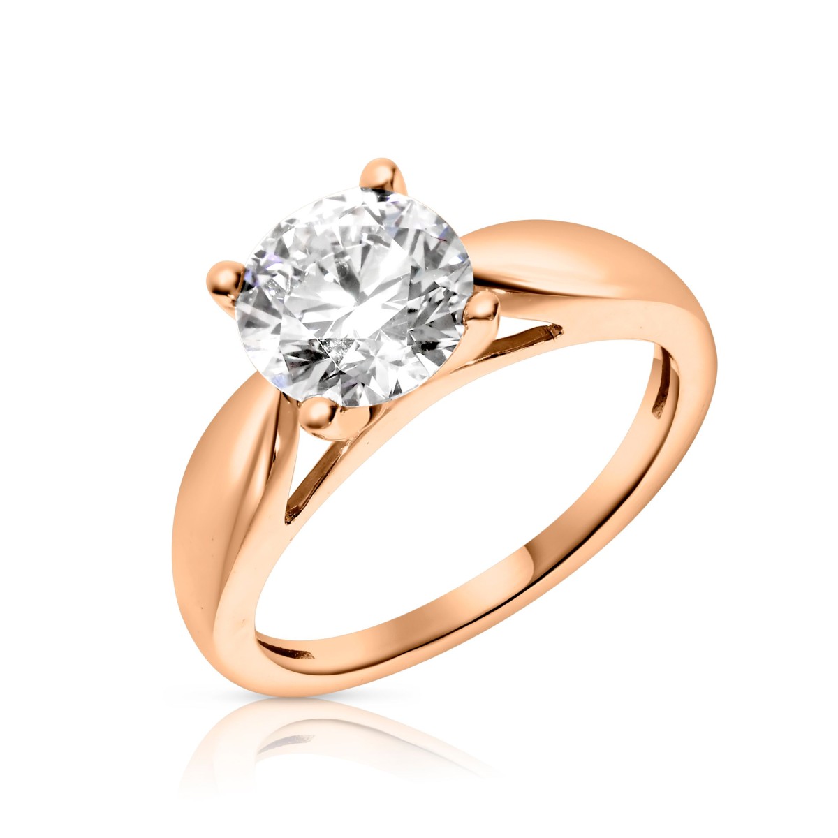 2 Carat Diamond Solitaire Ring Leia Ring