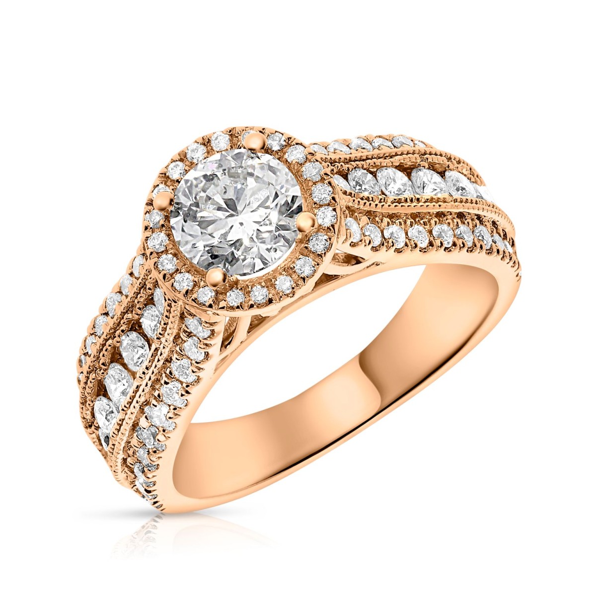 1.90 Carat Diamond Halo Ring Marie