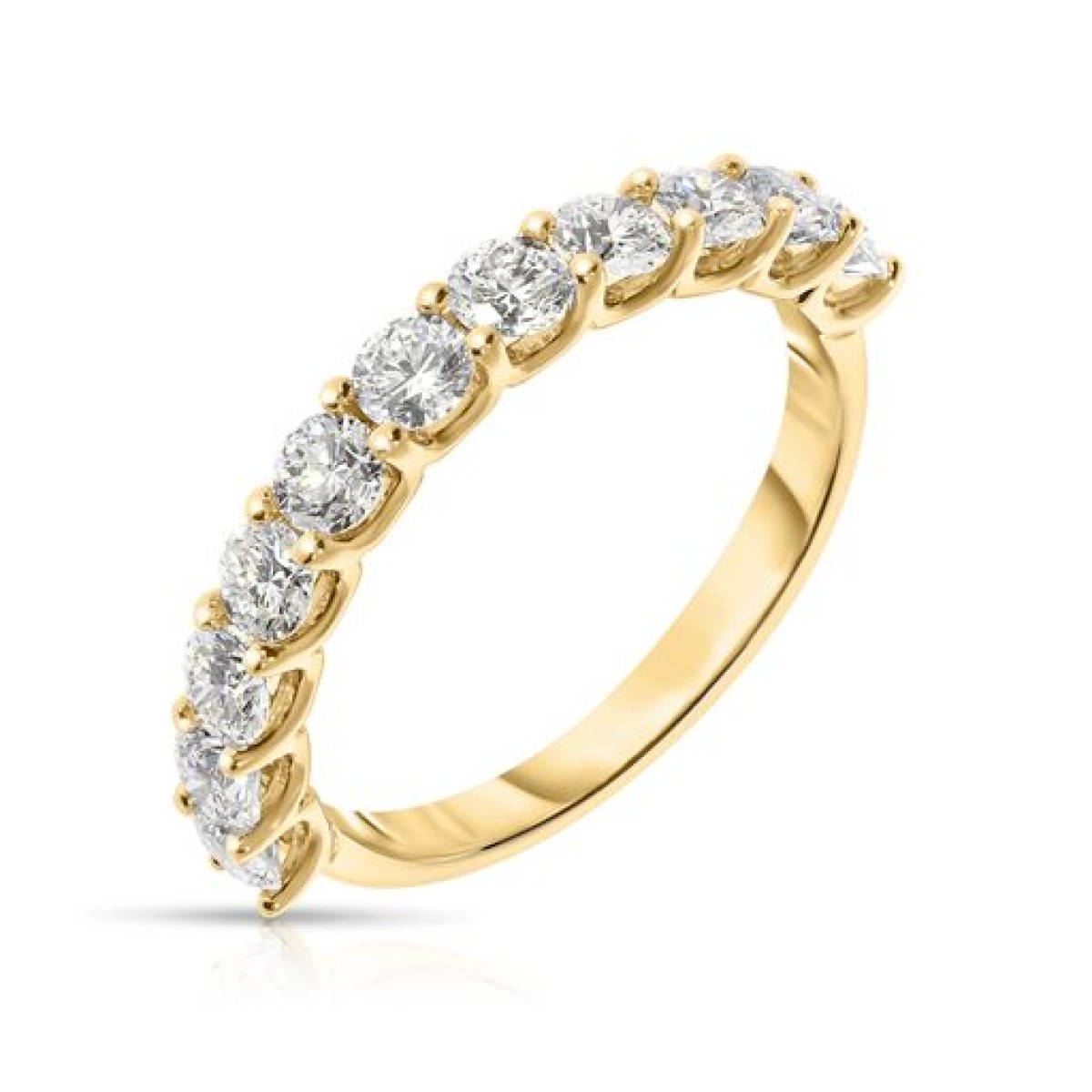 1.30 Carat Diamond Eternity Ring Elven Glow