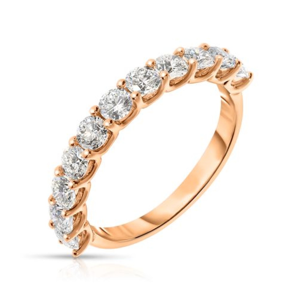 1.30 Carat Diamond Eternity Ring Elven Glow