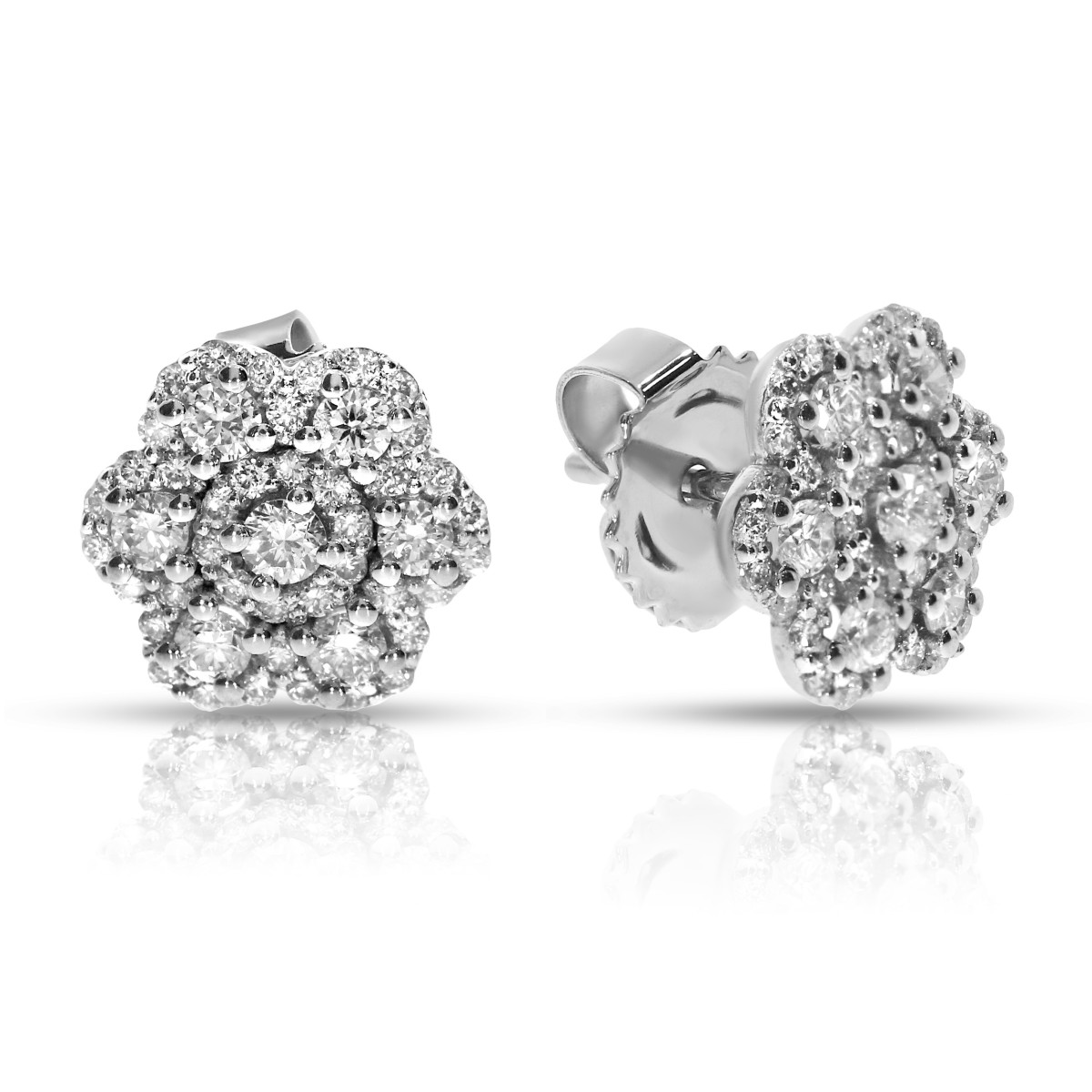 0.60 Carat Diamond Stud Earrings Lovely Little Couple