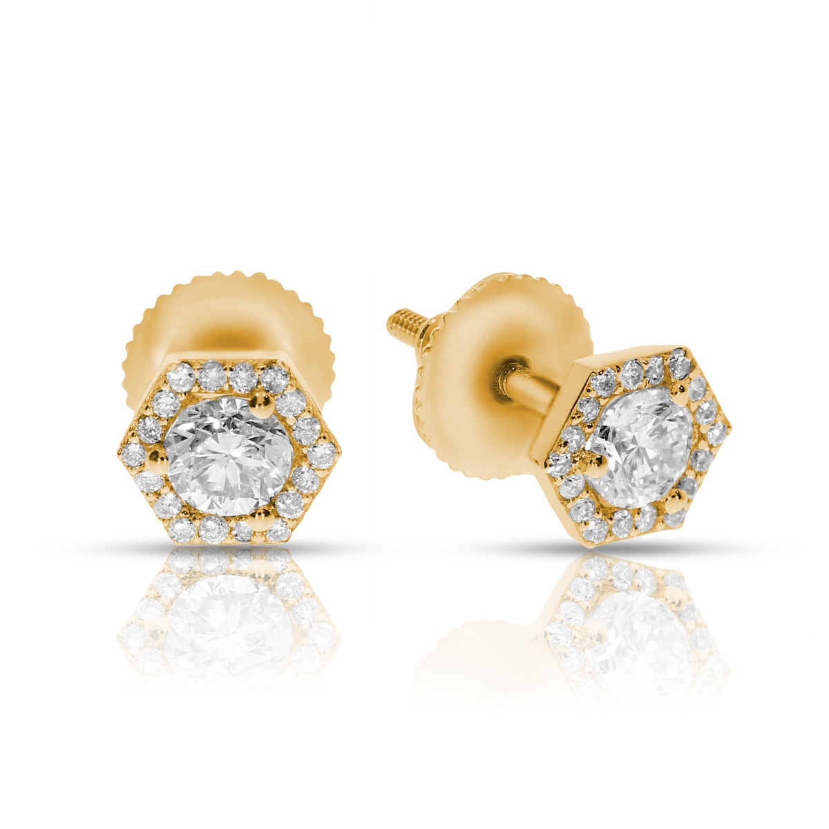 0.50 Carat Diamond Stud Earrings Radiance