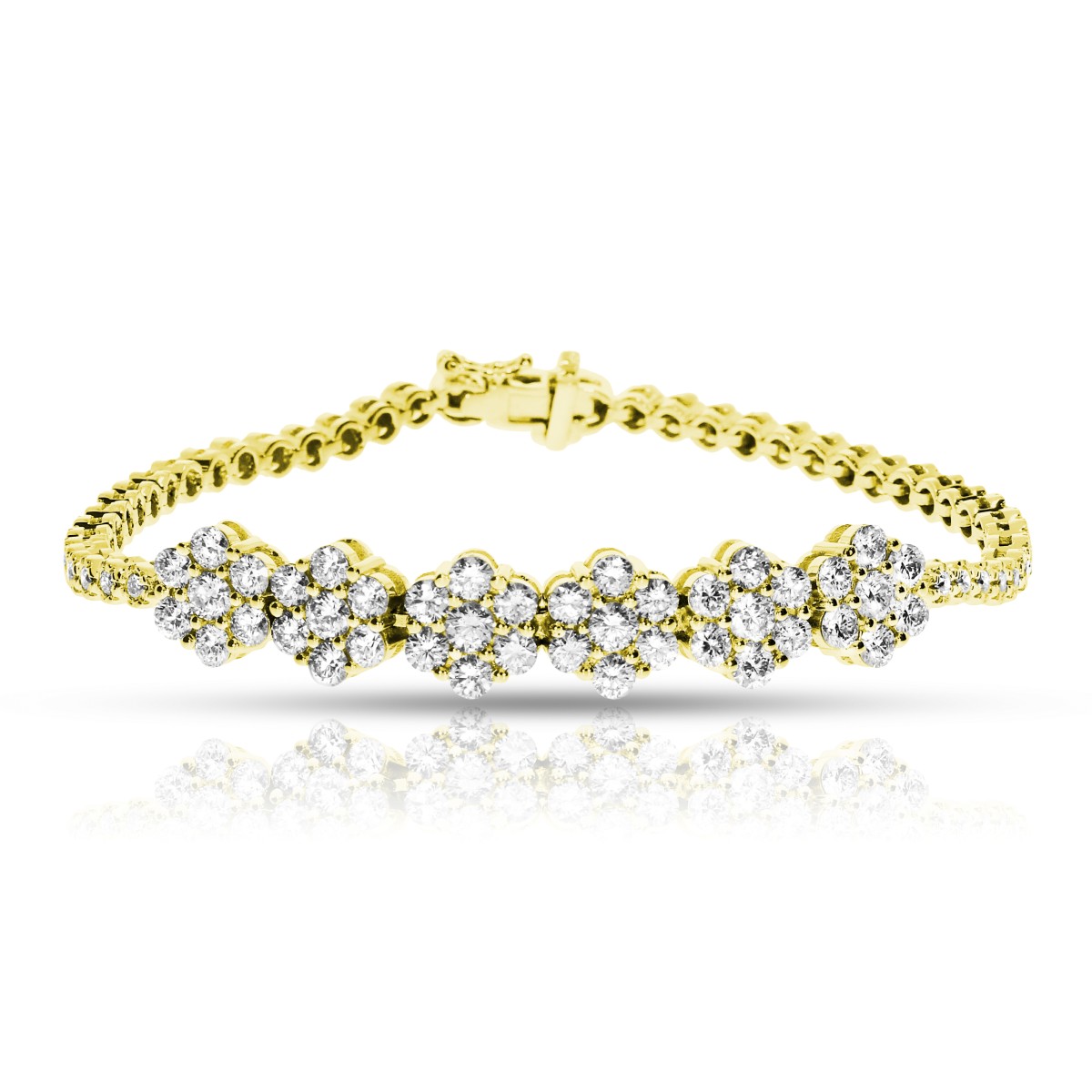 4 Carat Diamond Tennis Bracelet Violet