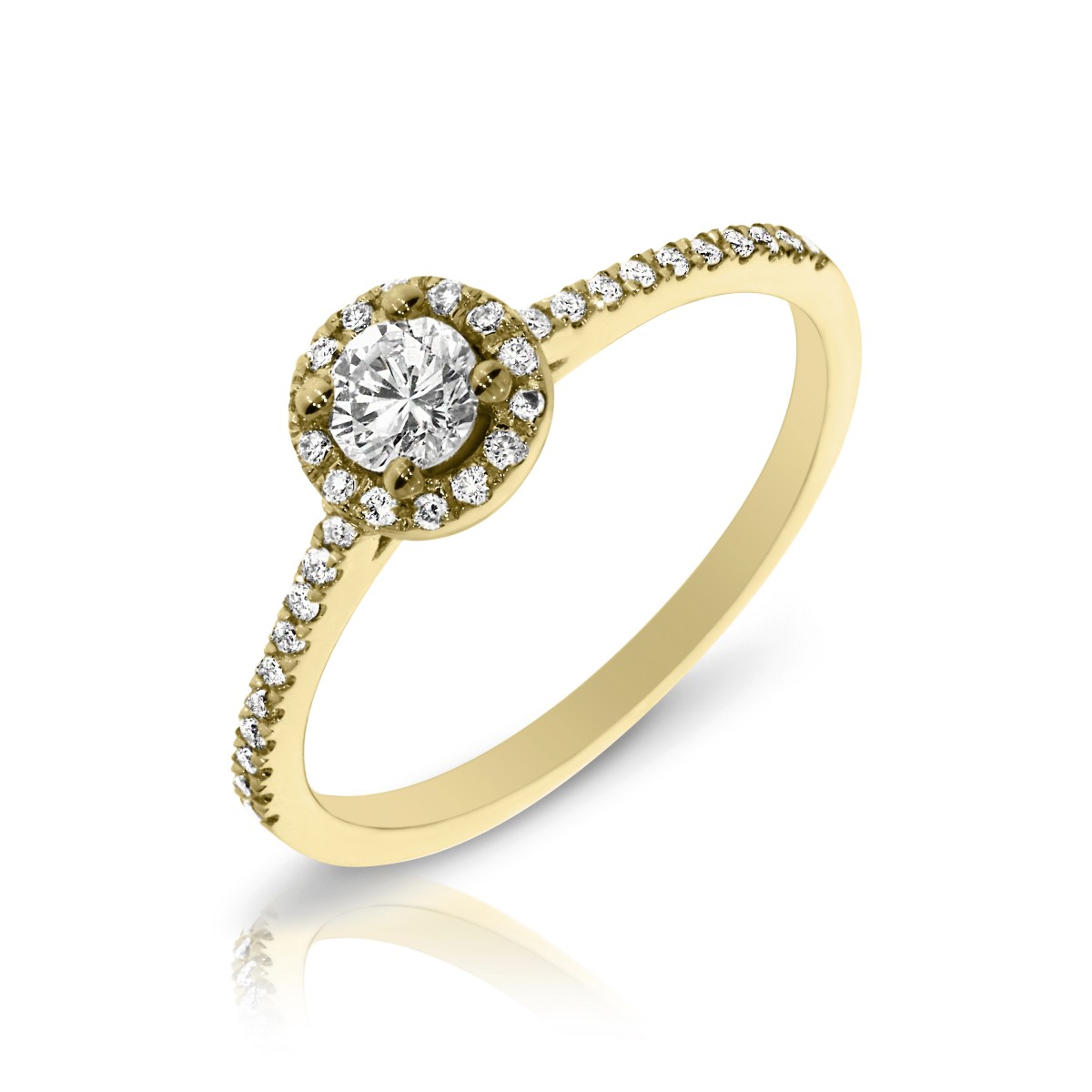 0.35 Carat Diamond Halo Ring Rhea