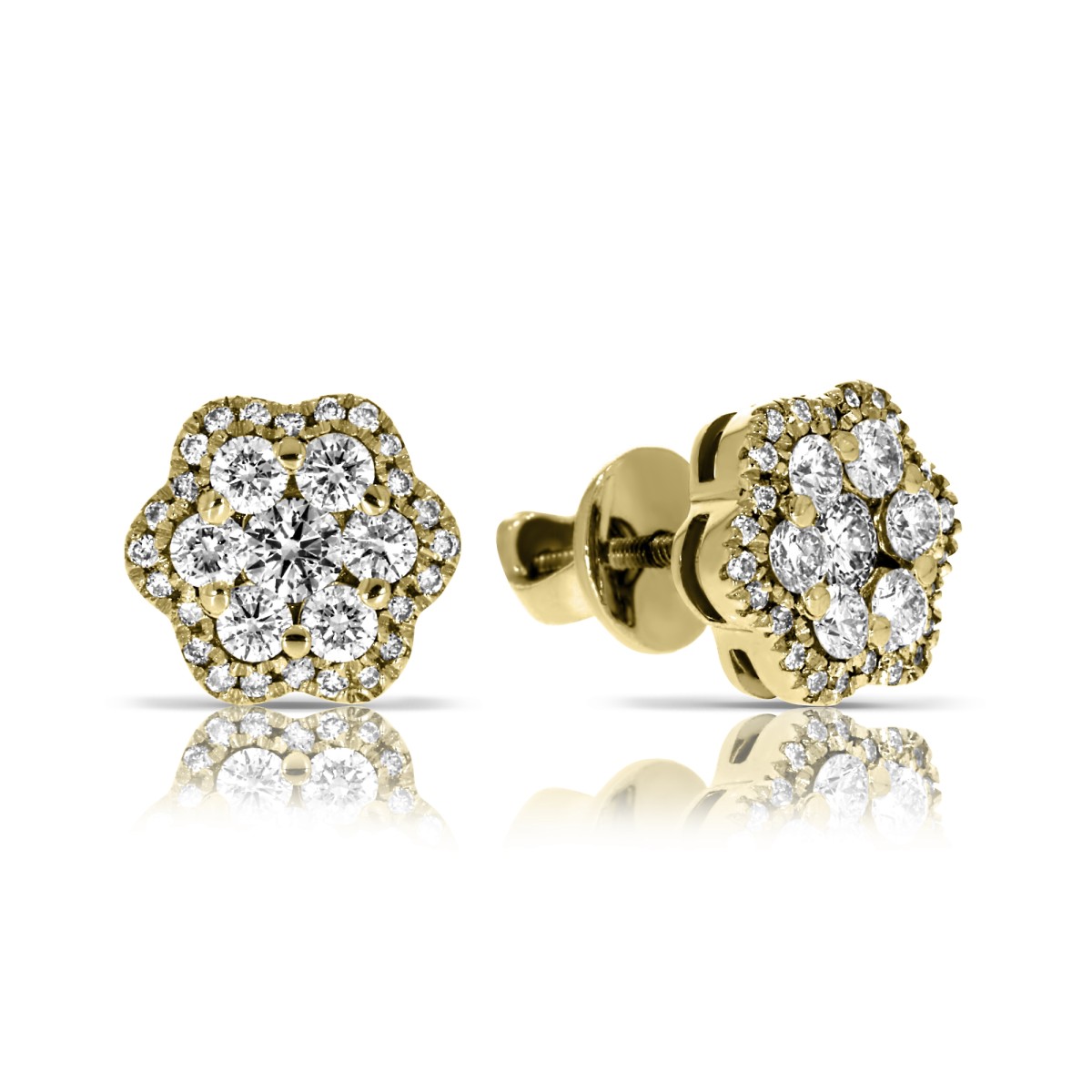 0.80 Carat Diamond Stud Earrings Real Sincerity