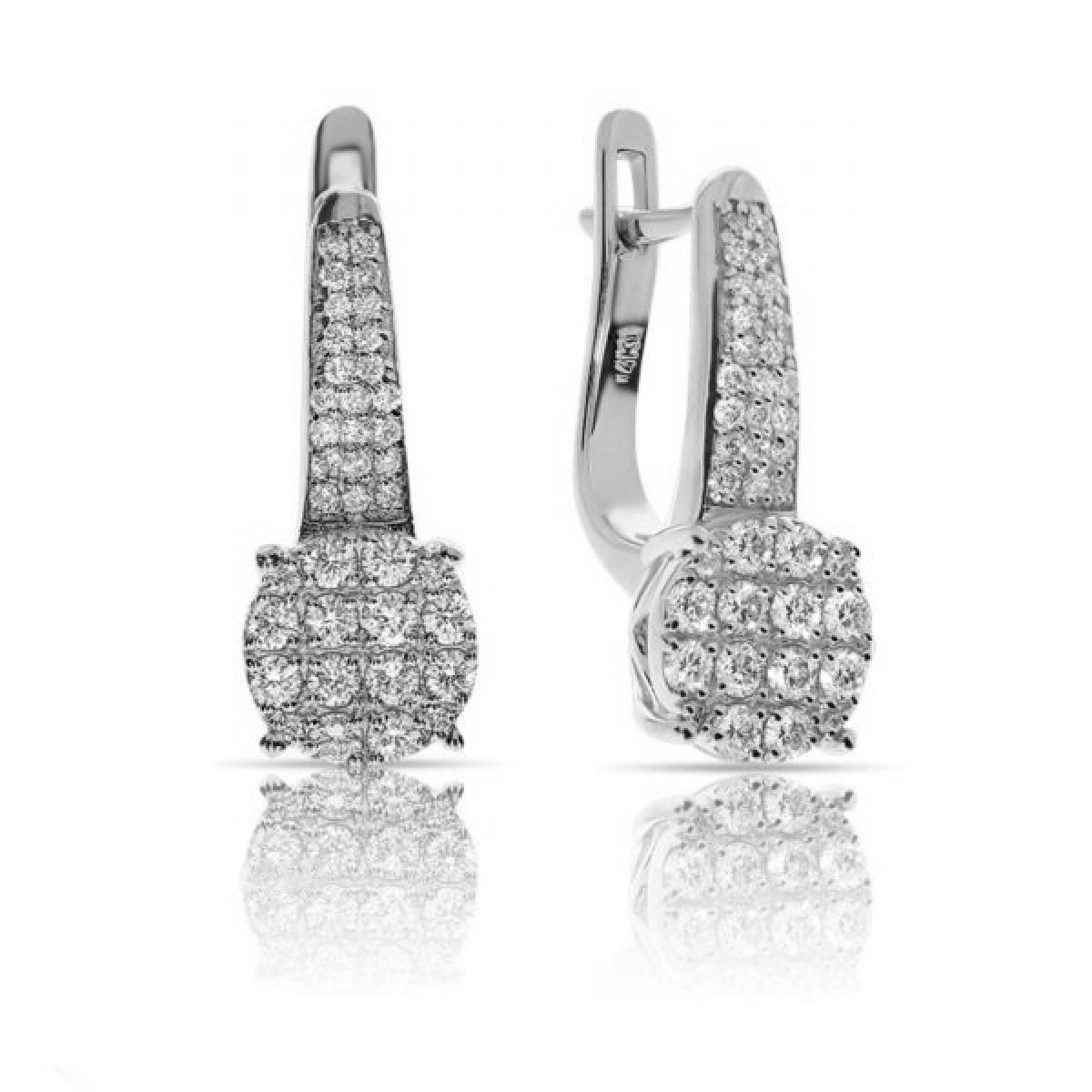 0.70 Carat Diamond Drop Earrings Serenity