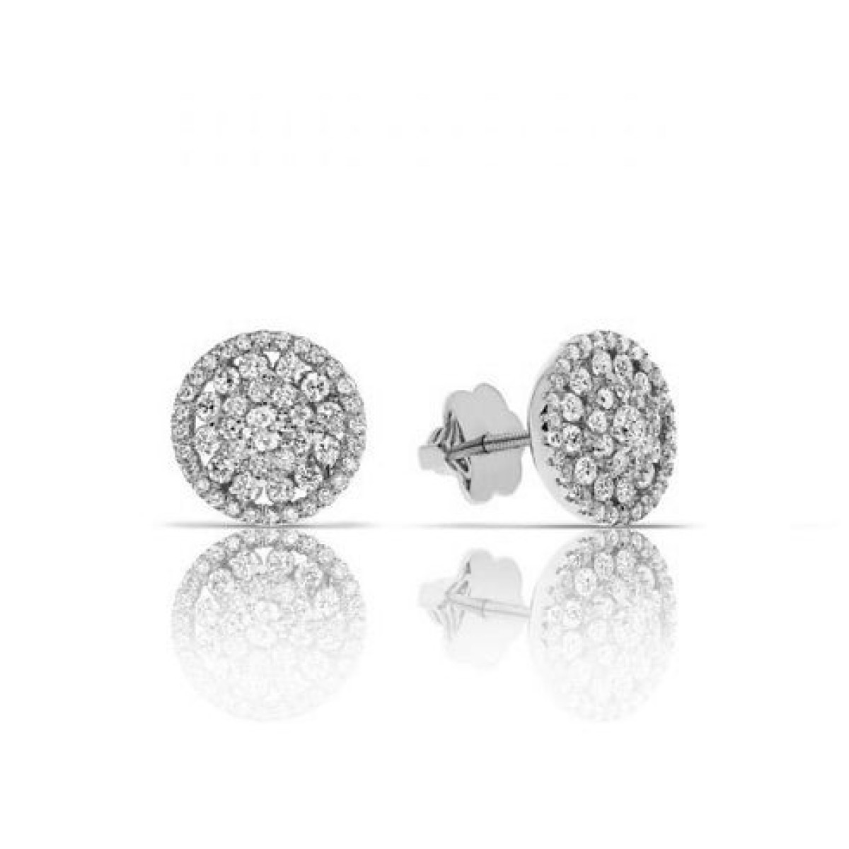 0.70 Carat Diamond Stud Earrings Galaxy