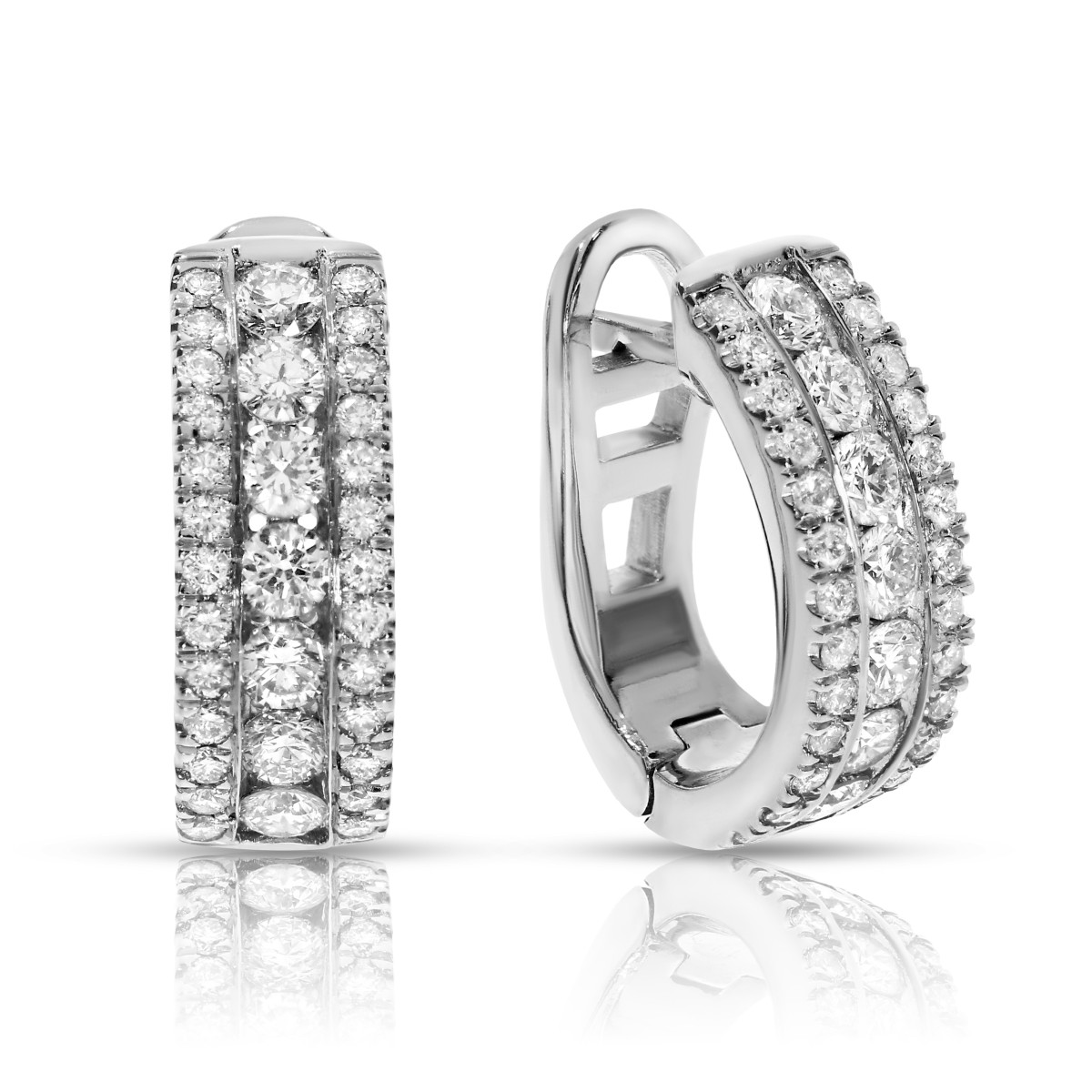 1.80 Carat Diamond Drop Earrings Broadway