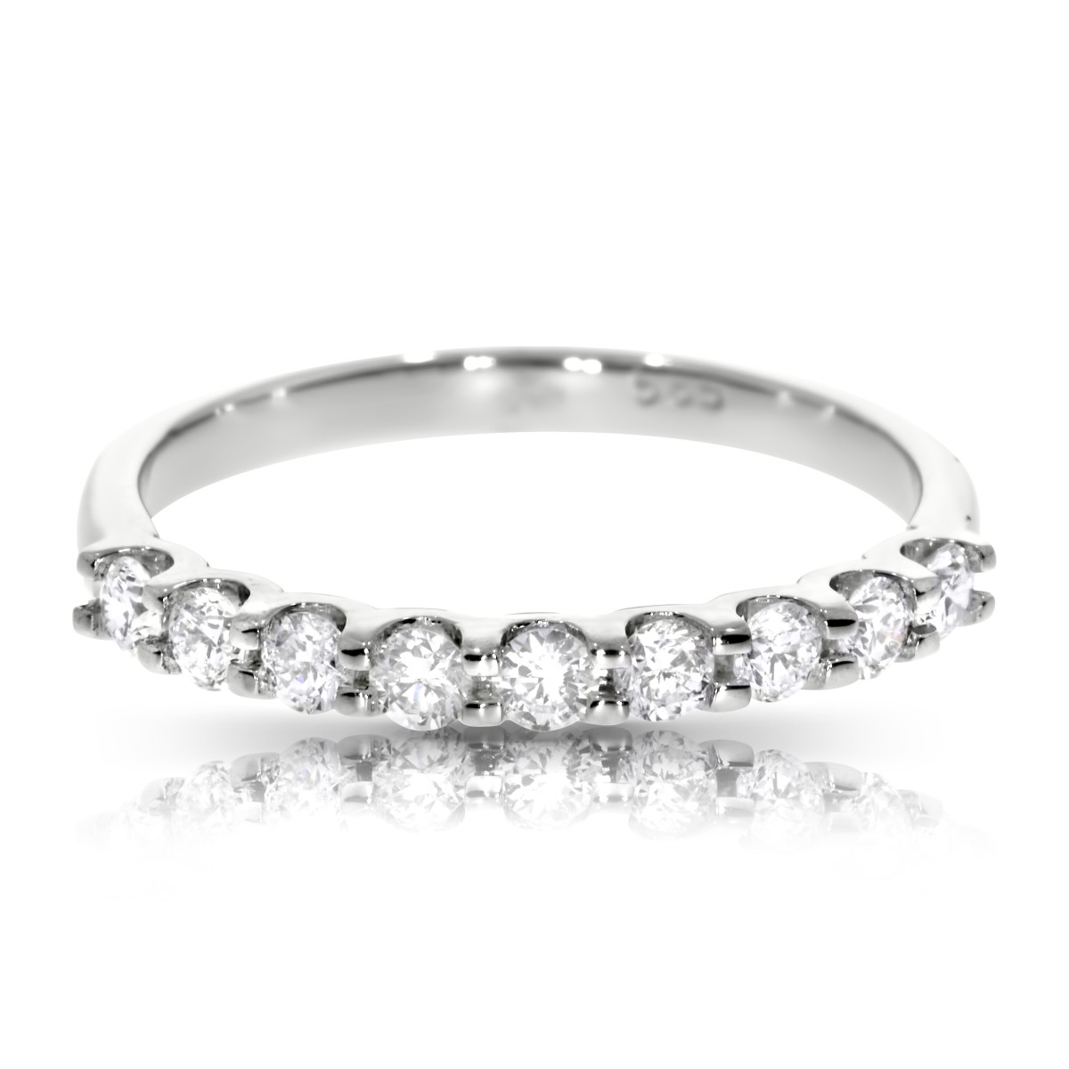 0.30 Carat Diamond Eternity Ring Beautiful Riviera Pave