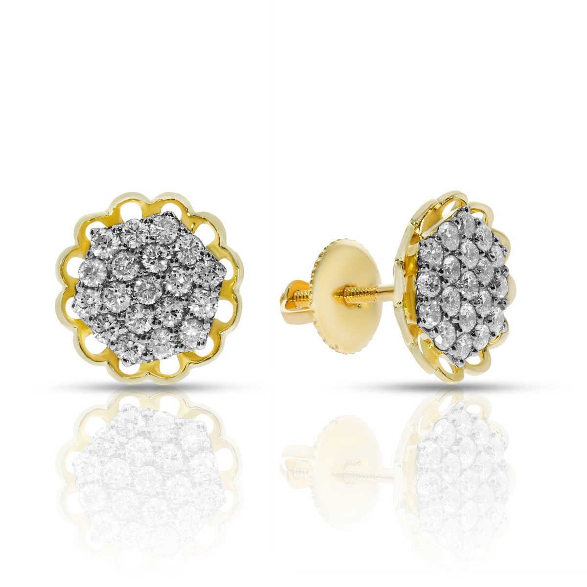 0.60 Carat Diamond Stud Earrings Harmony