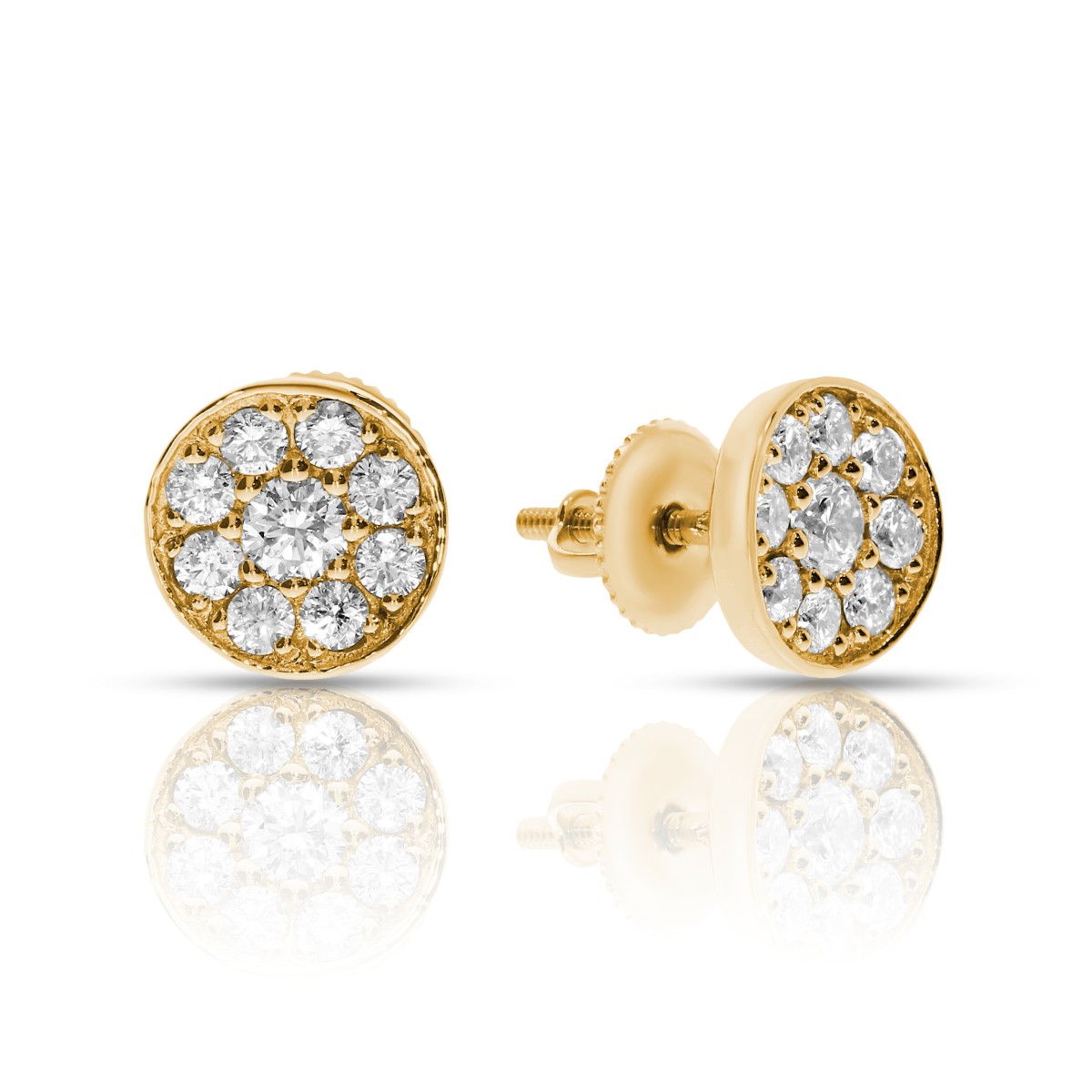 0.70 Carat Diamond Stud Earrings Lightness