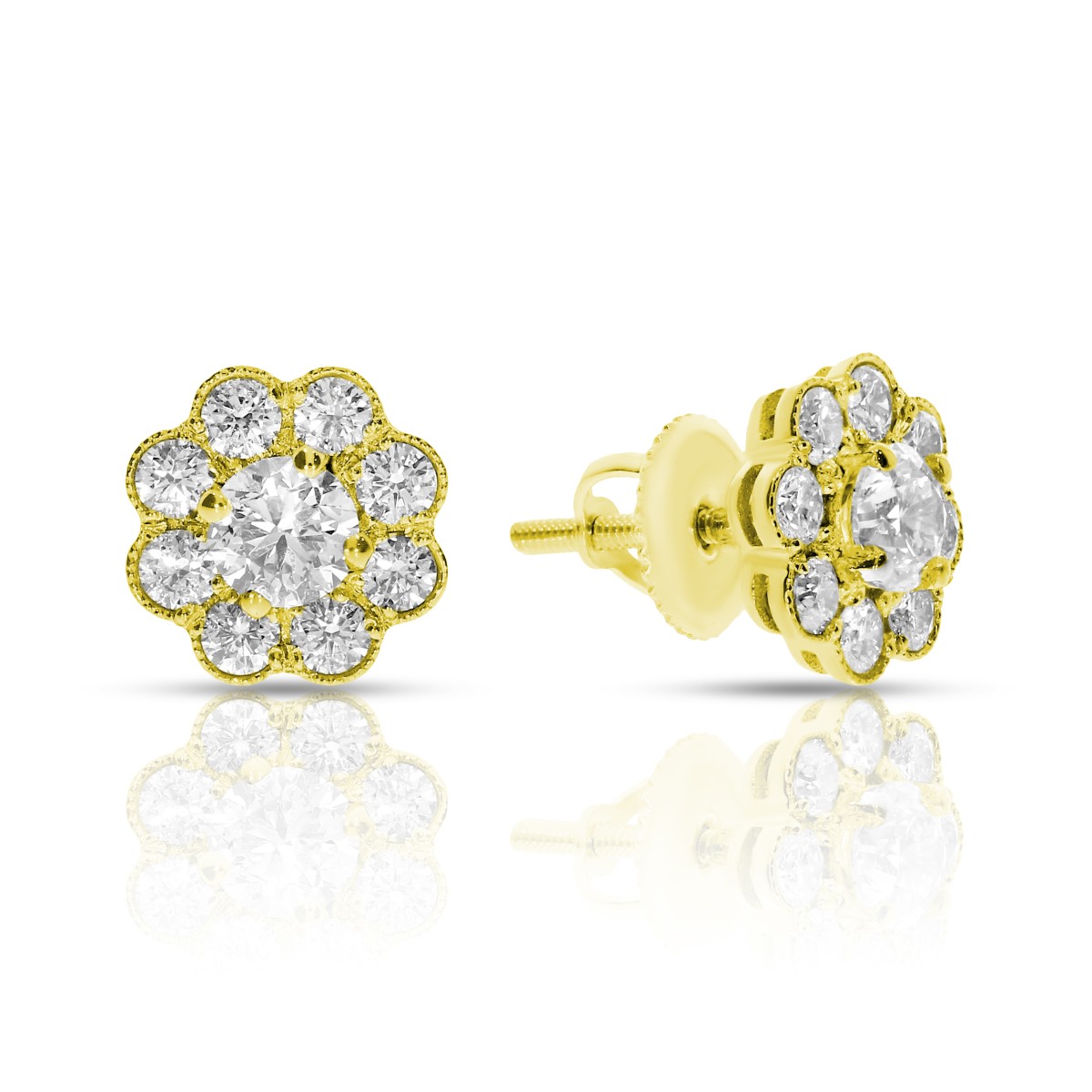 1.20 Carat Diamond Stud Earrings Treasures