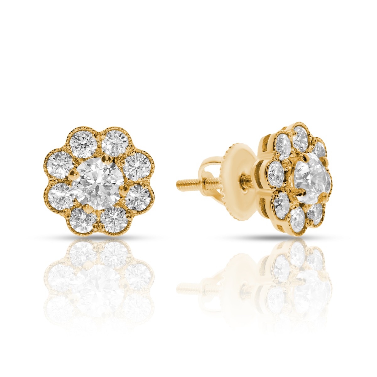 1.20 Carat Diamond Stud Earrings Treasures