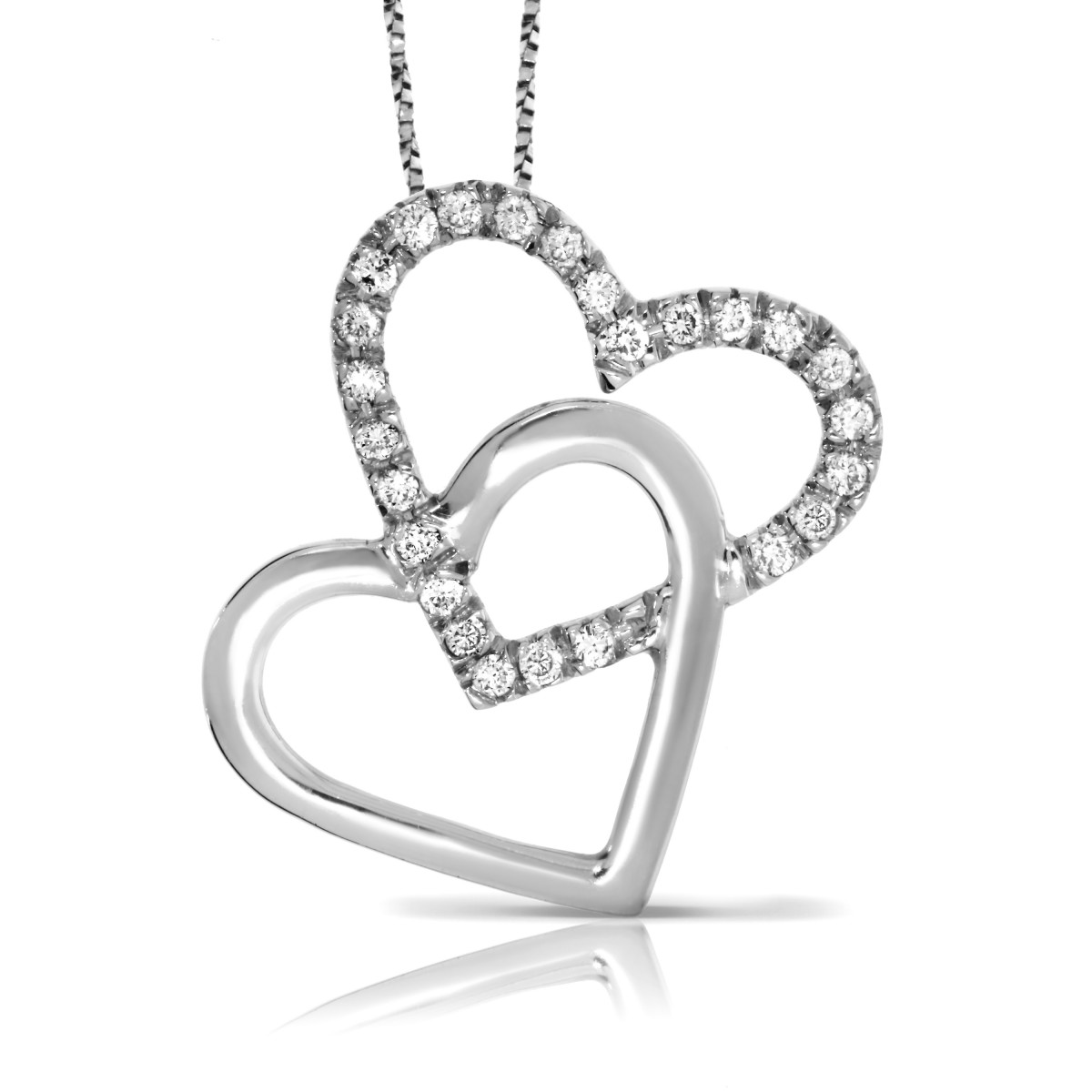 0.35 Carat Diamond Heart Pendant J'Adore