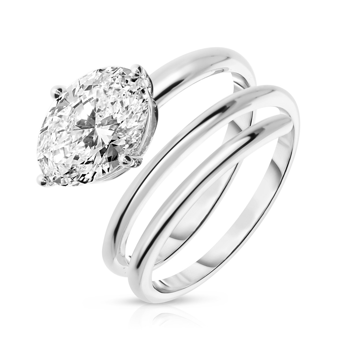 3 Carat Diamond Solitaire Ring Ovalis