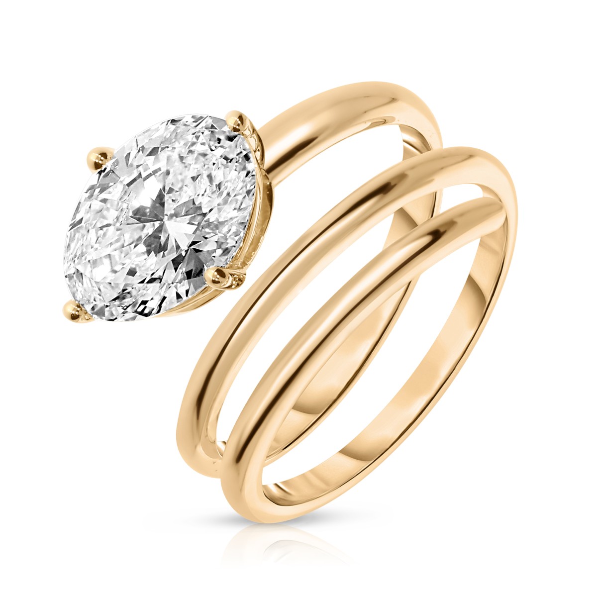 3 Carat Diamond Solitaire Ring Ovalis