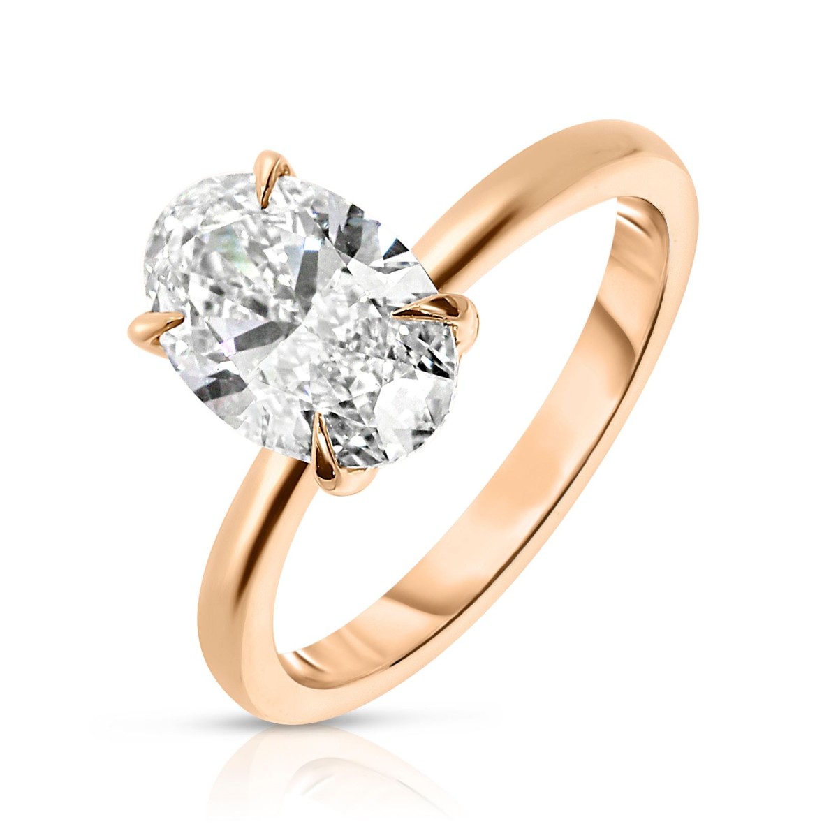 3 Carat Diamond Solitaire Ring Astra Oval