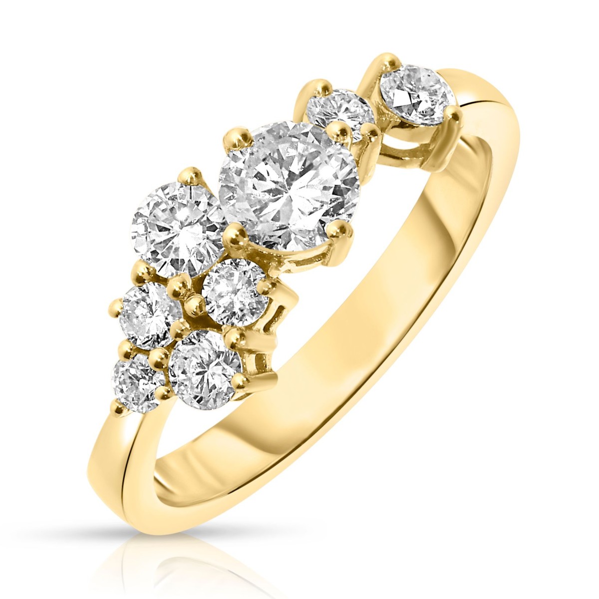 1 Carat Diamond Designer Ring Amelia
