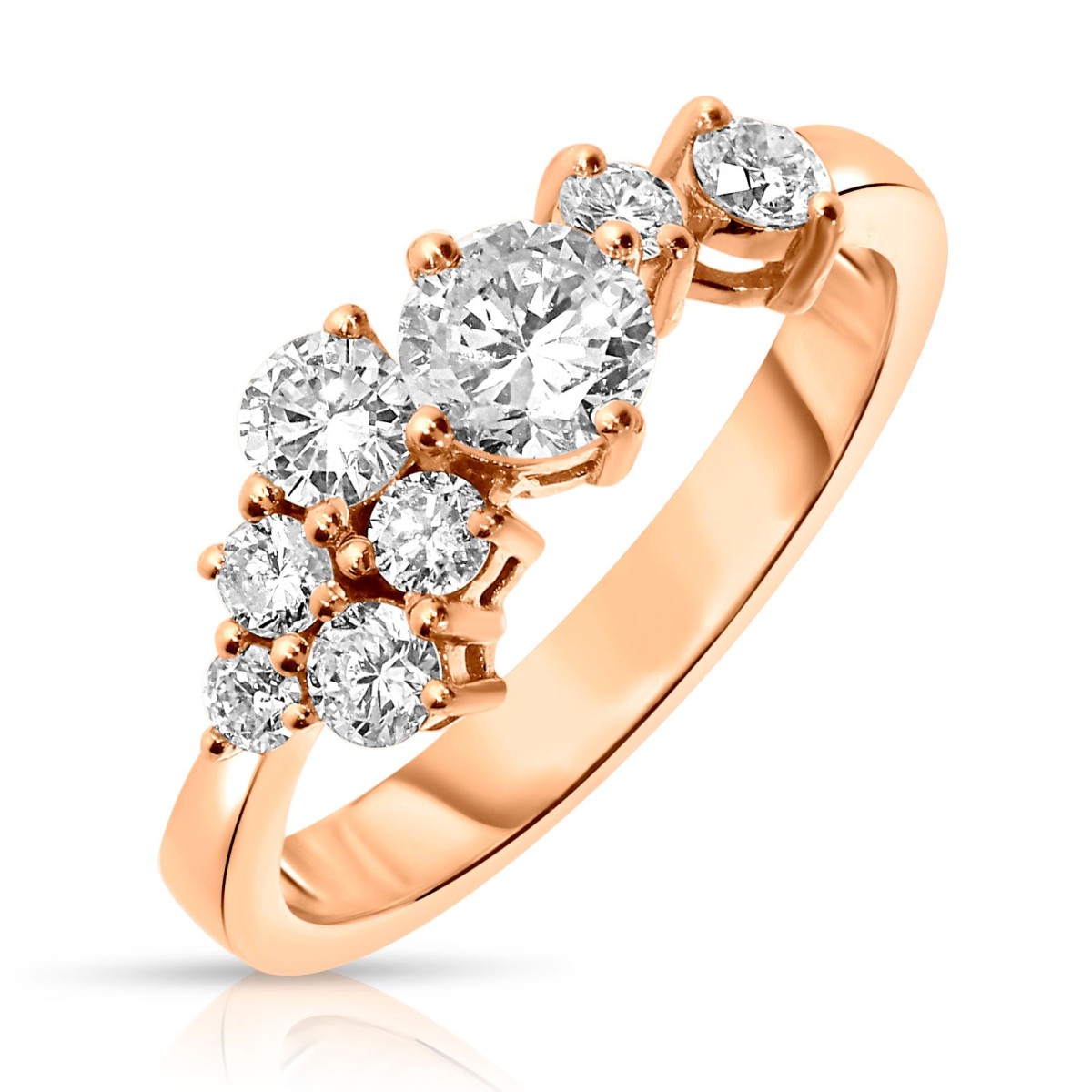 1 Carat Diamond Designer Ring Amelia