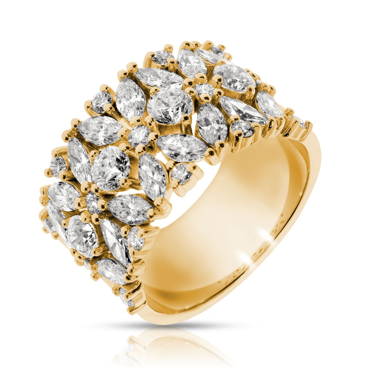 3.20 Carat Diamond Designer Ring Paris