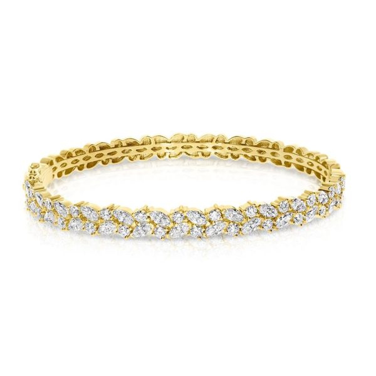 4.50 Carat Diamond Bangle Bracelet Leila